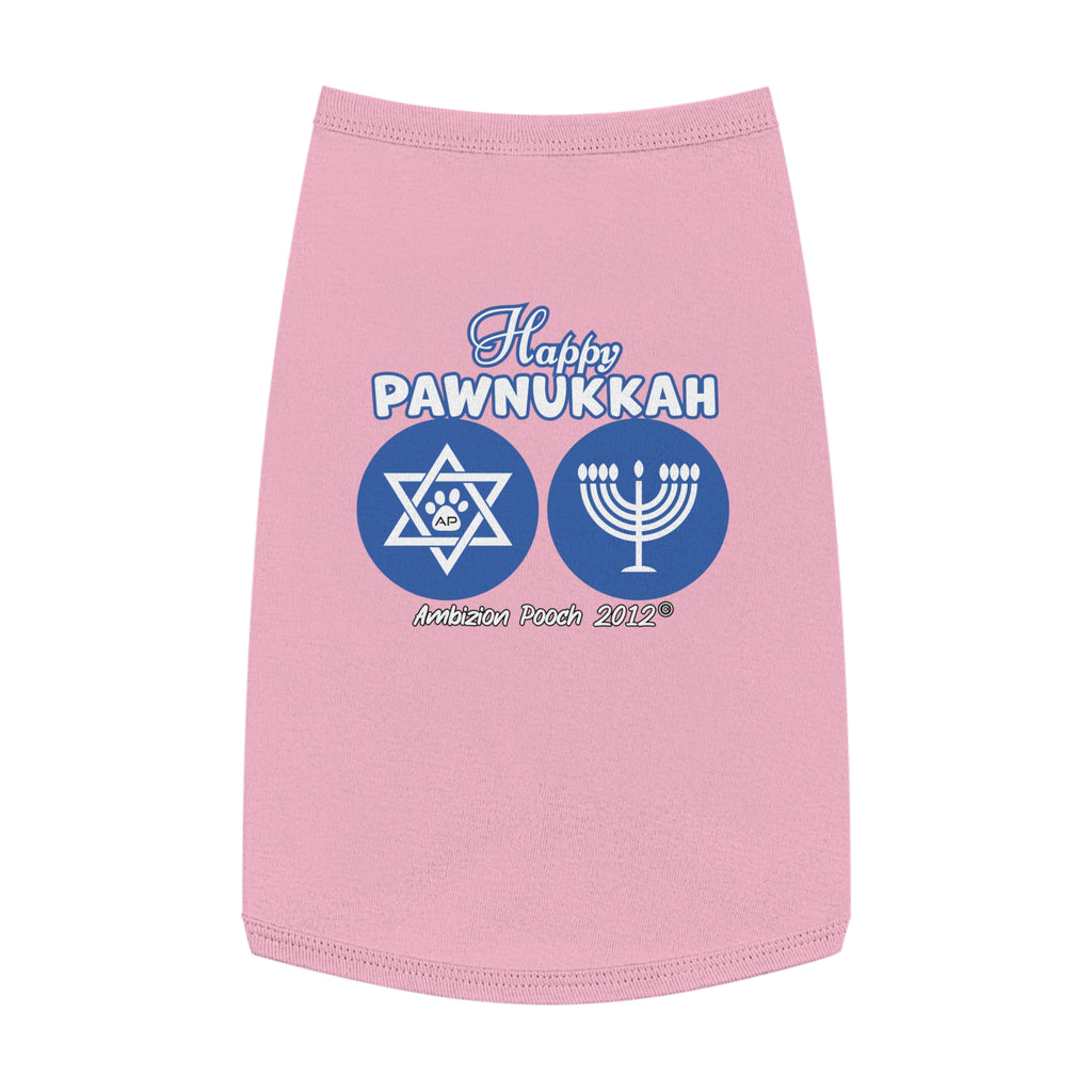 "Happy Pawnukkah" Hannukah Doggy Tank Top
