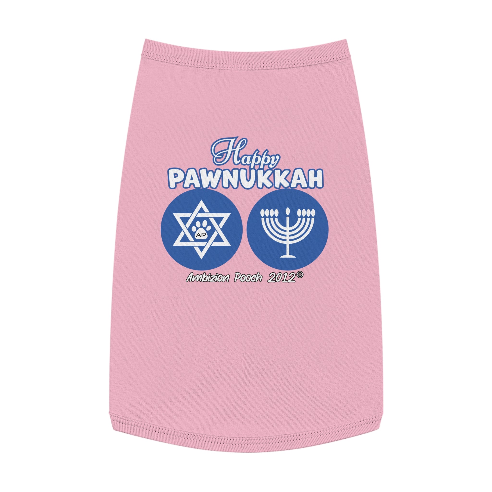 "Happy Pawnukkah" Hannukah Doggy Tank Top
