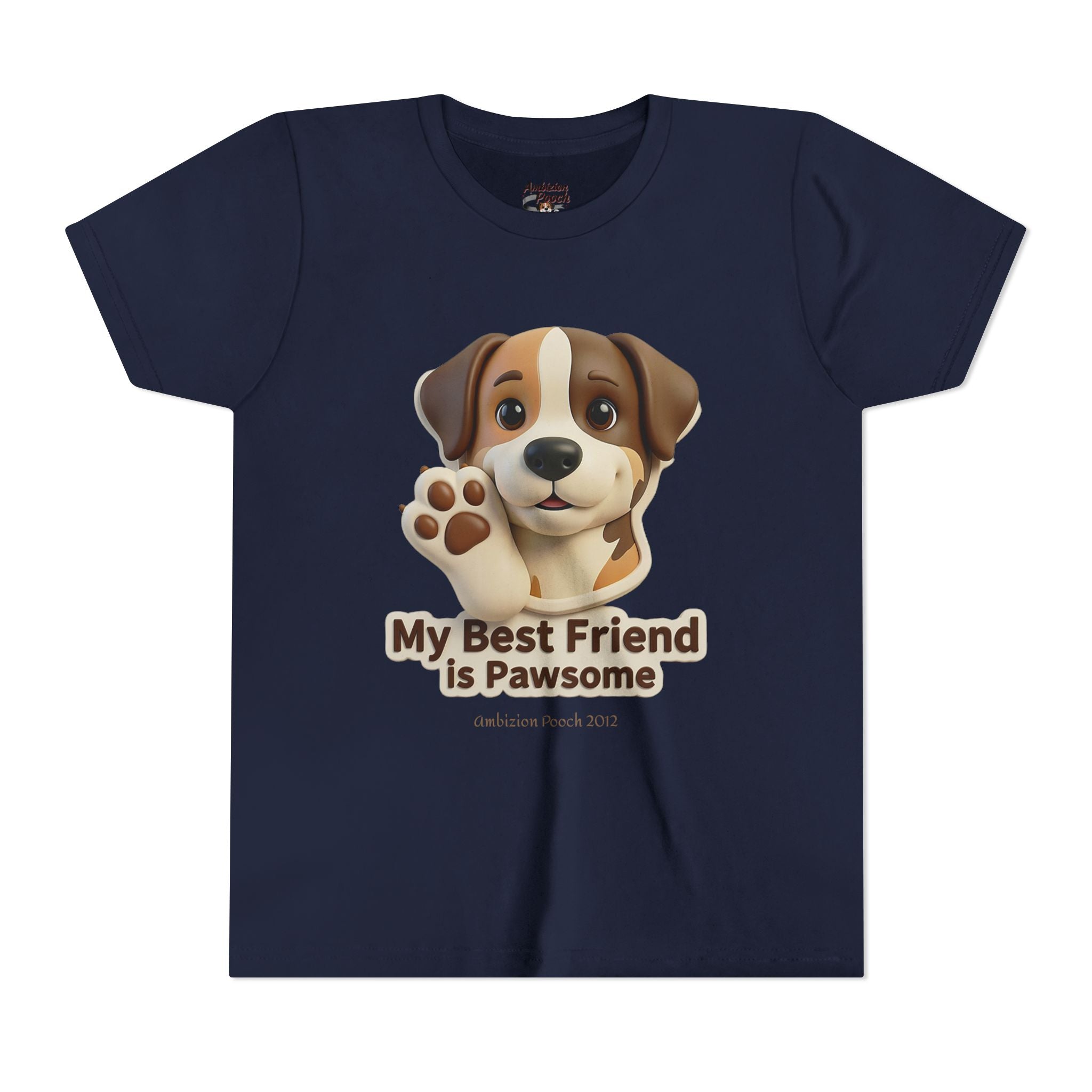 "My Best Friend is Pawsome" Kids Tee