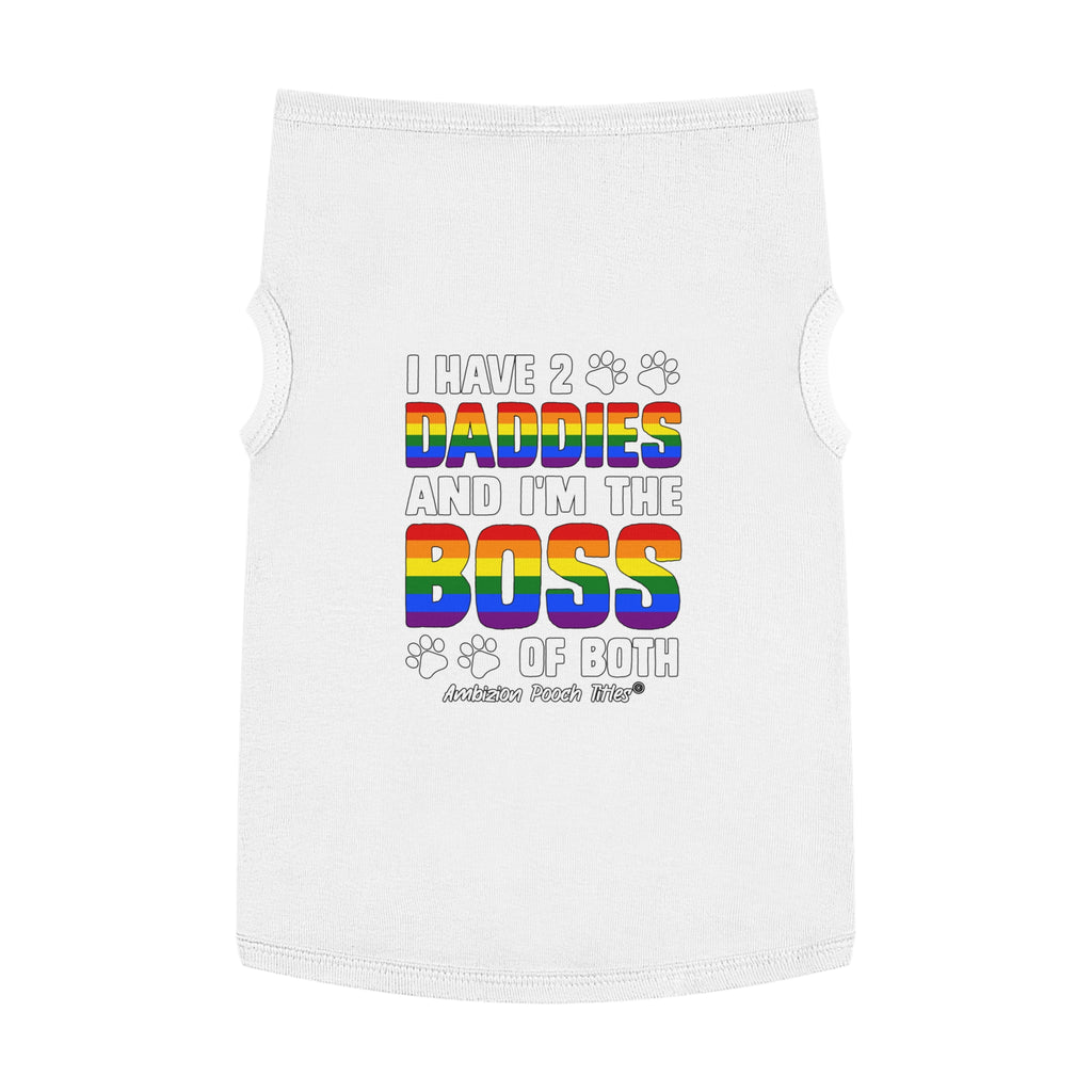 I Have 2 Daddies Doggy Tank Top (LGBTQ)