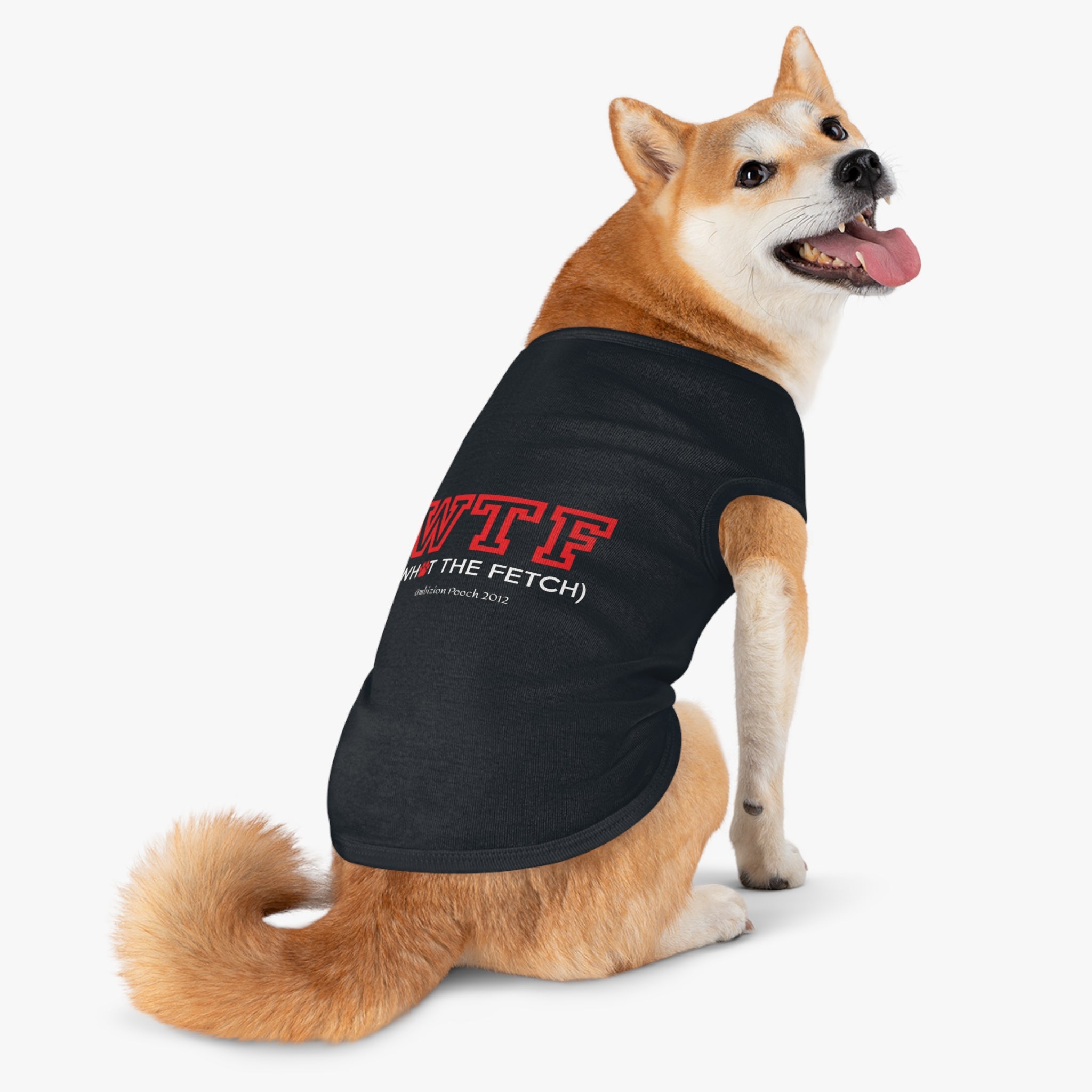 Doggy WTF Tank Top — "WTF" (Pet & Parent Matching)
