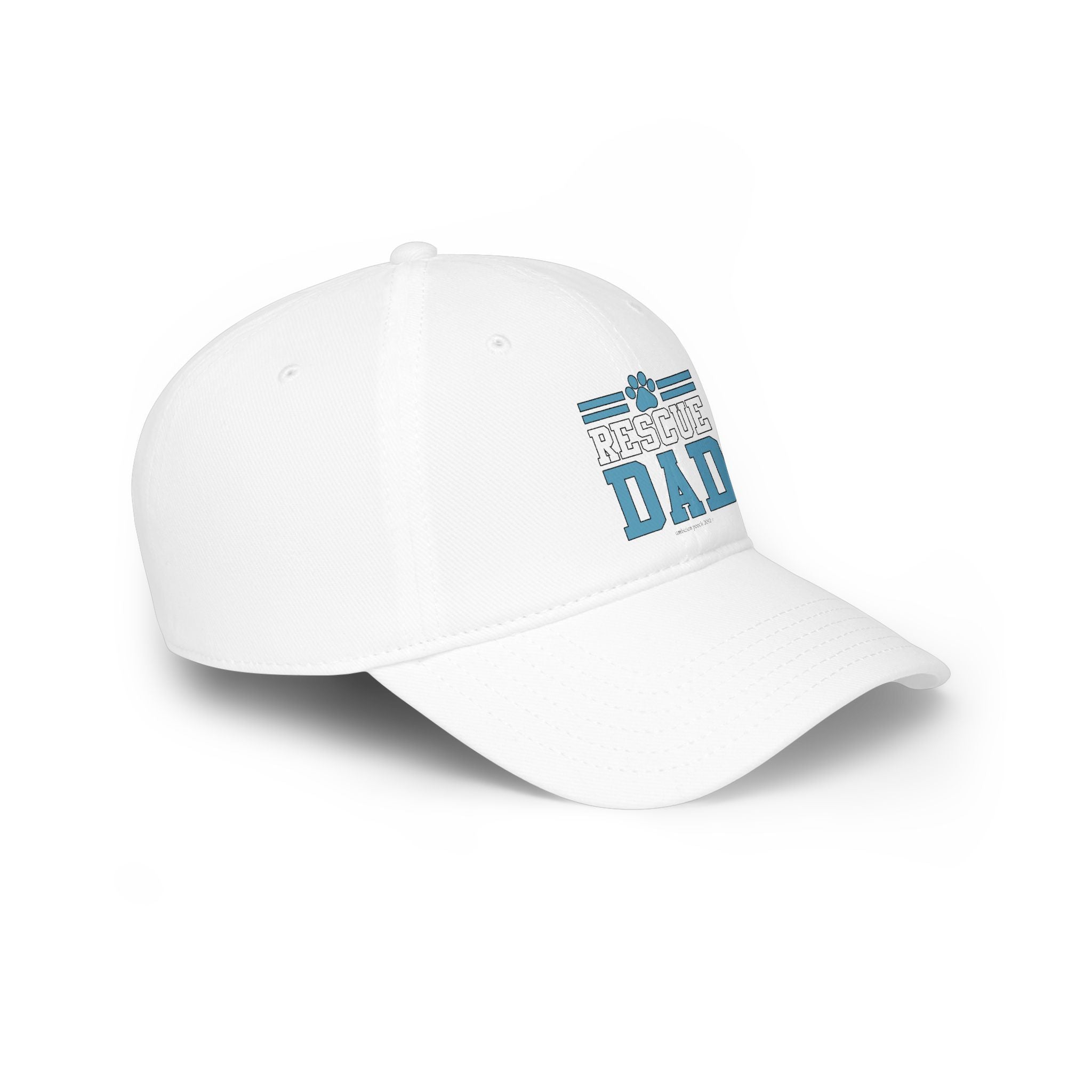 Rescue Dog Dad Low Profile Baseball Cap