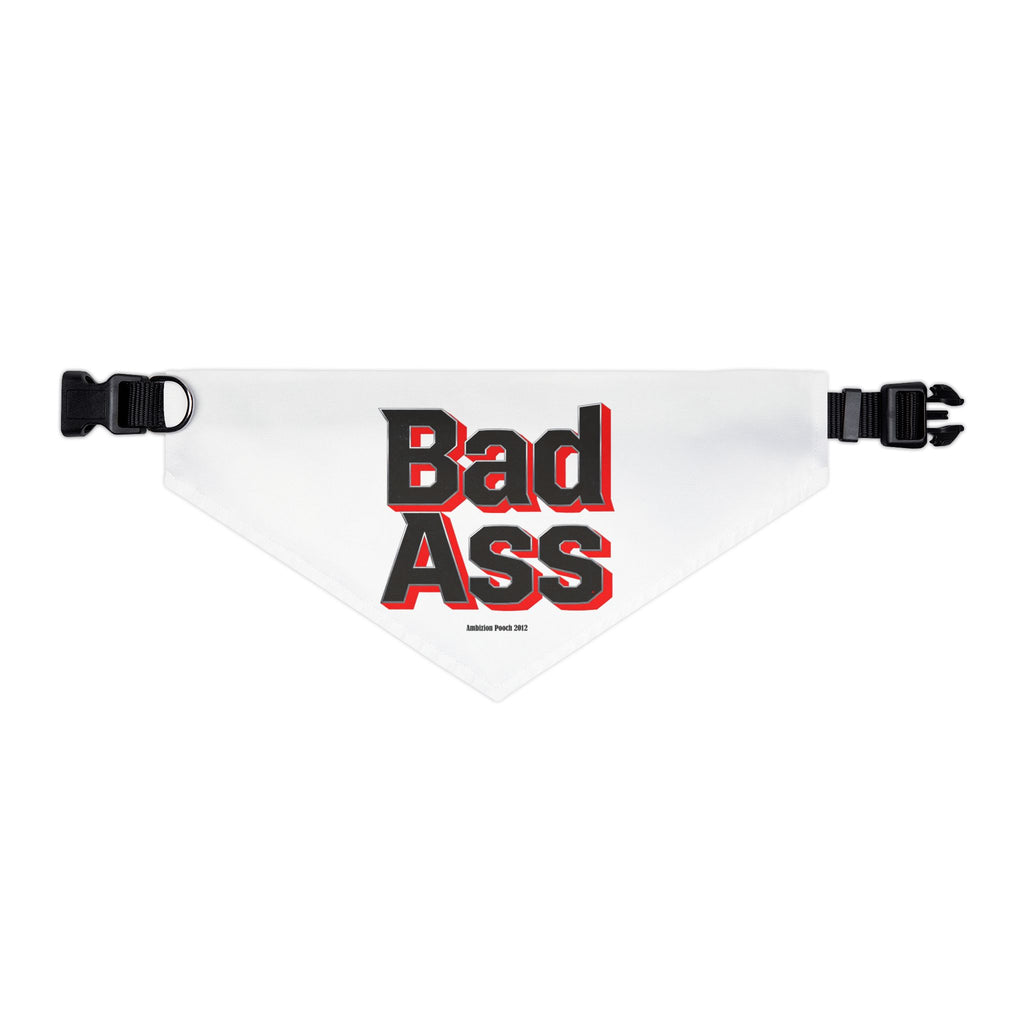 Pet Bandana Collar — Bad Ass "Bad Ass Dog Mama & Bad Ass Dog Dad" Matching Pet & Parent