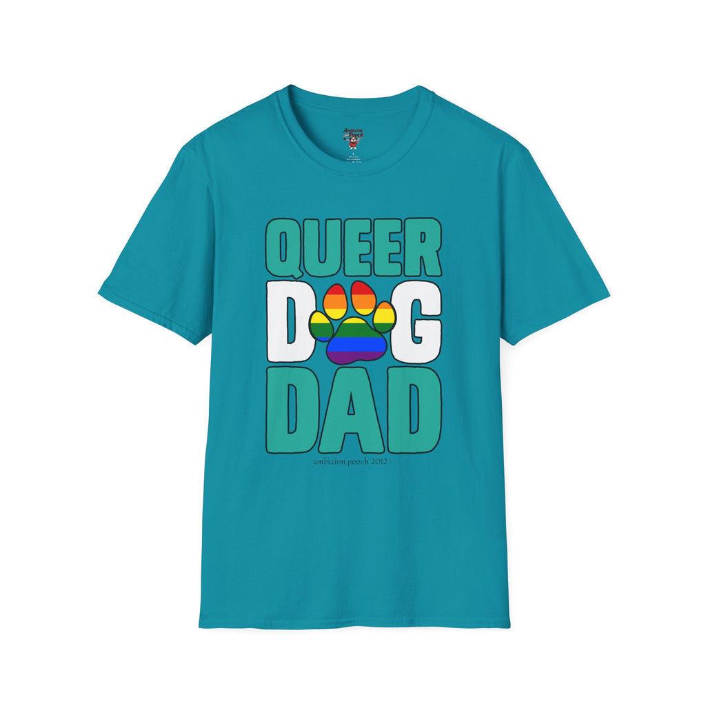 Queer Dog Dad Unisex Softstyle T-Shirt