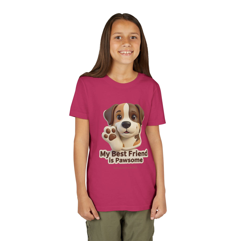 "My Best Friend is Pawsome" Kids Tee