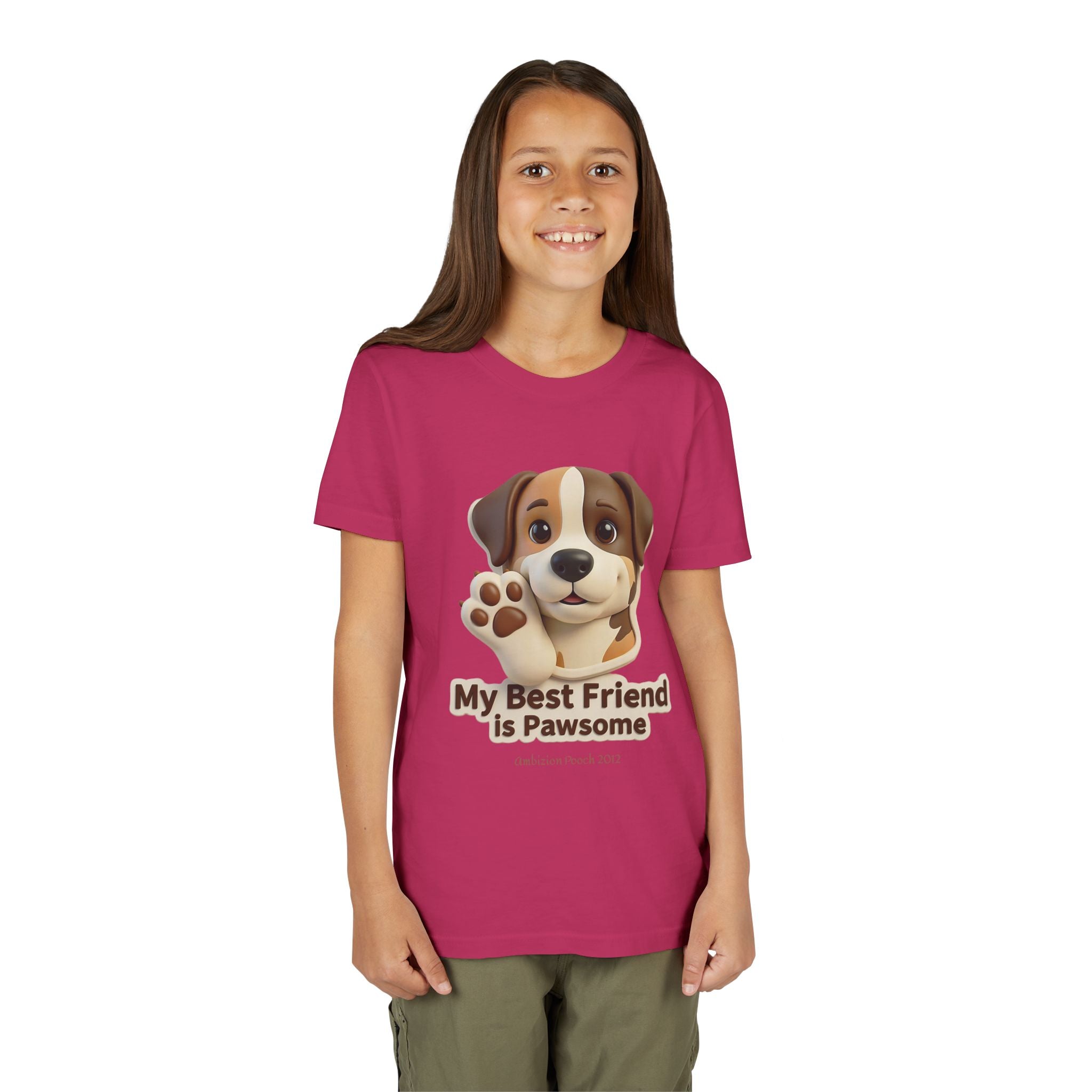 "My Best Friend is Pawsome" Kids Tee