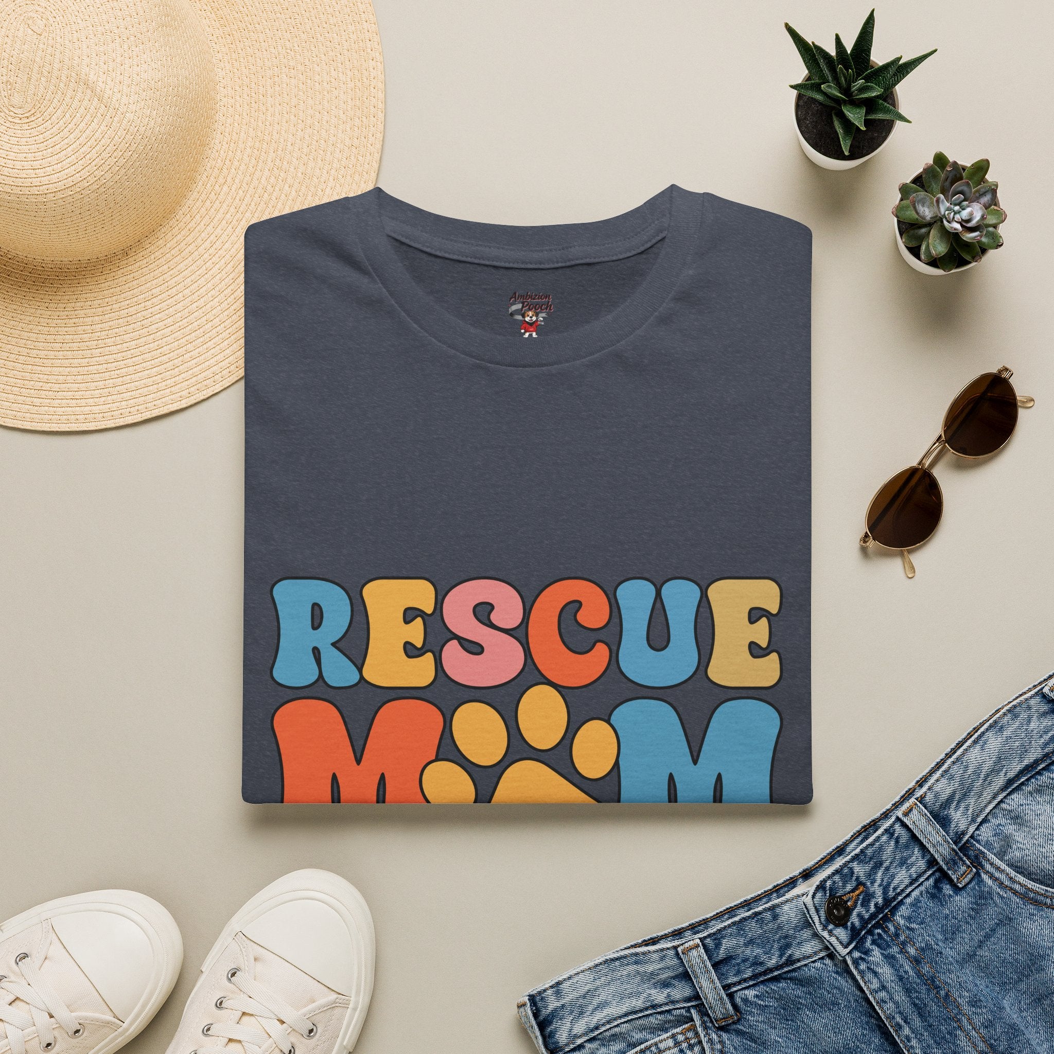 Rescue Mom Unisex Softstyle T-Shirt