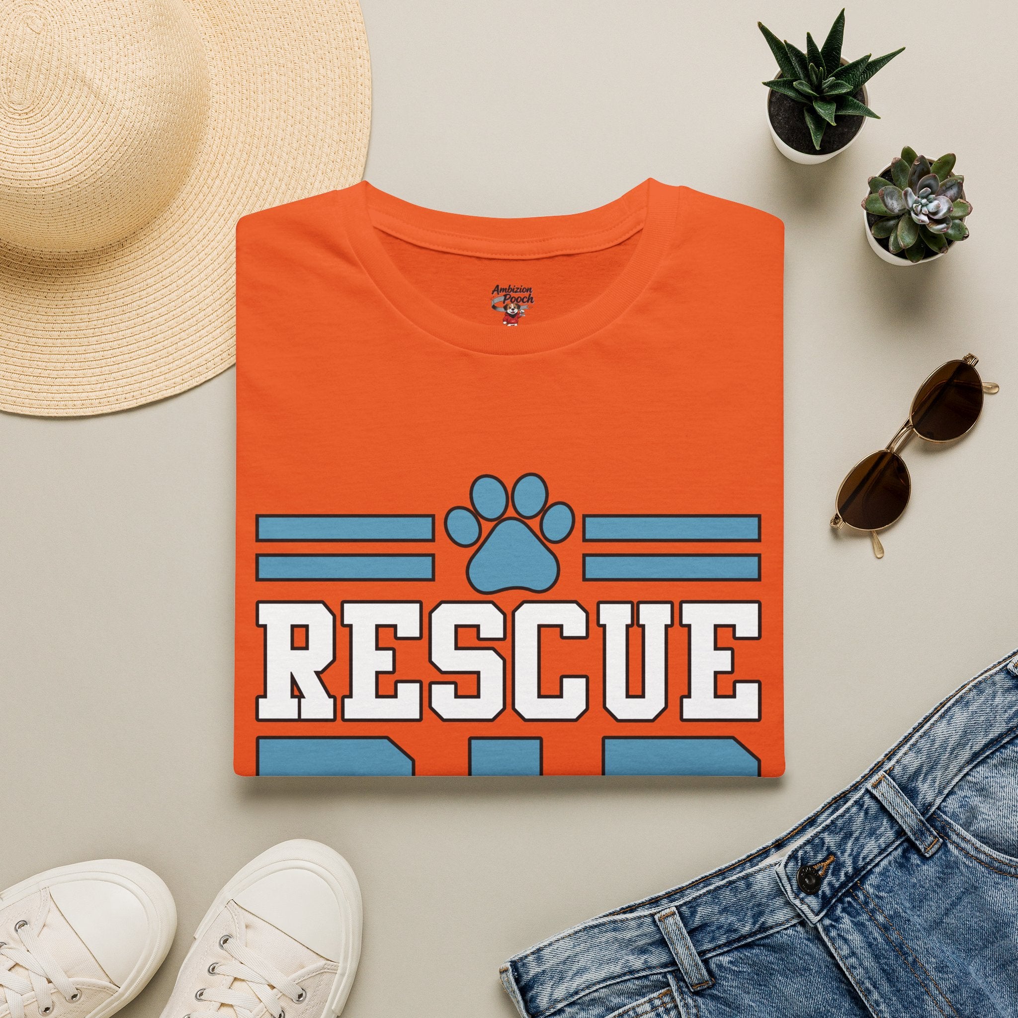 Rescue Dad Unisex Softstyle T-Shirt