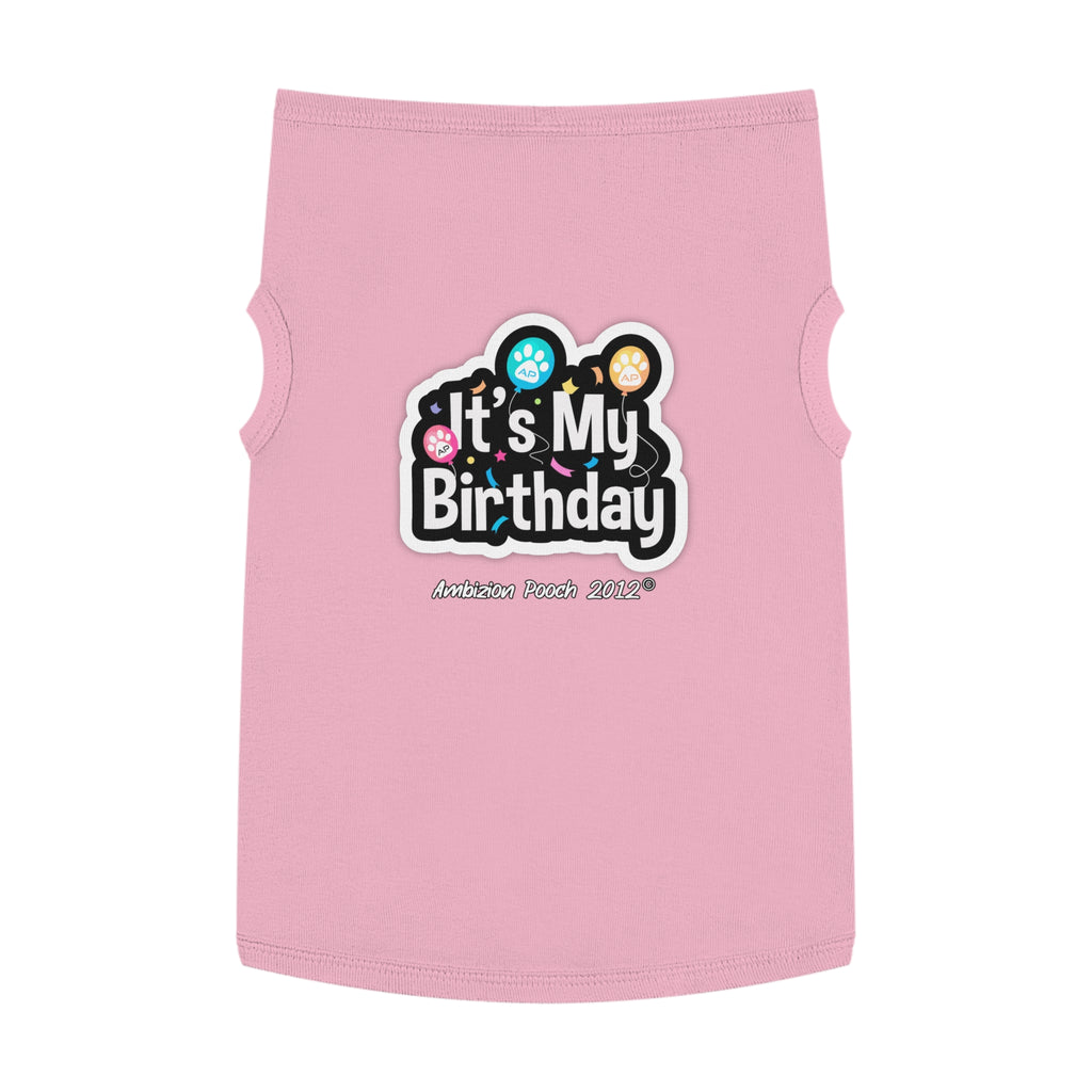 It's My Birthday Pet Tank Top - Fun & Festive