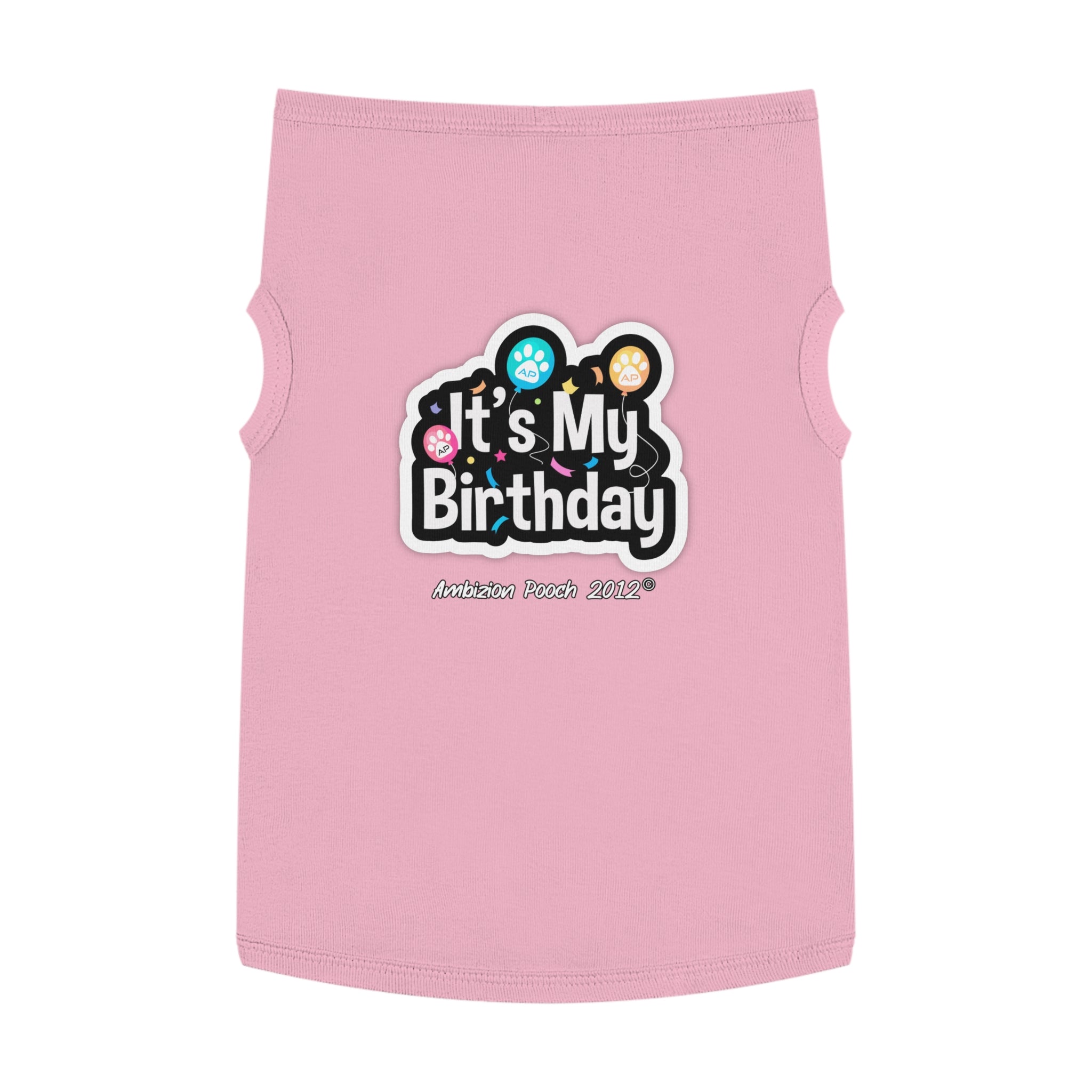 It's My Birthday Pet Tank Top - Fun & Festive
