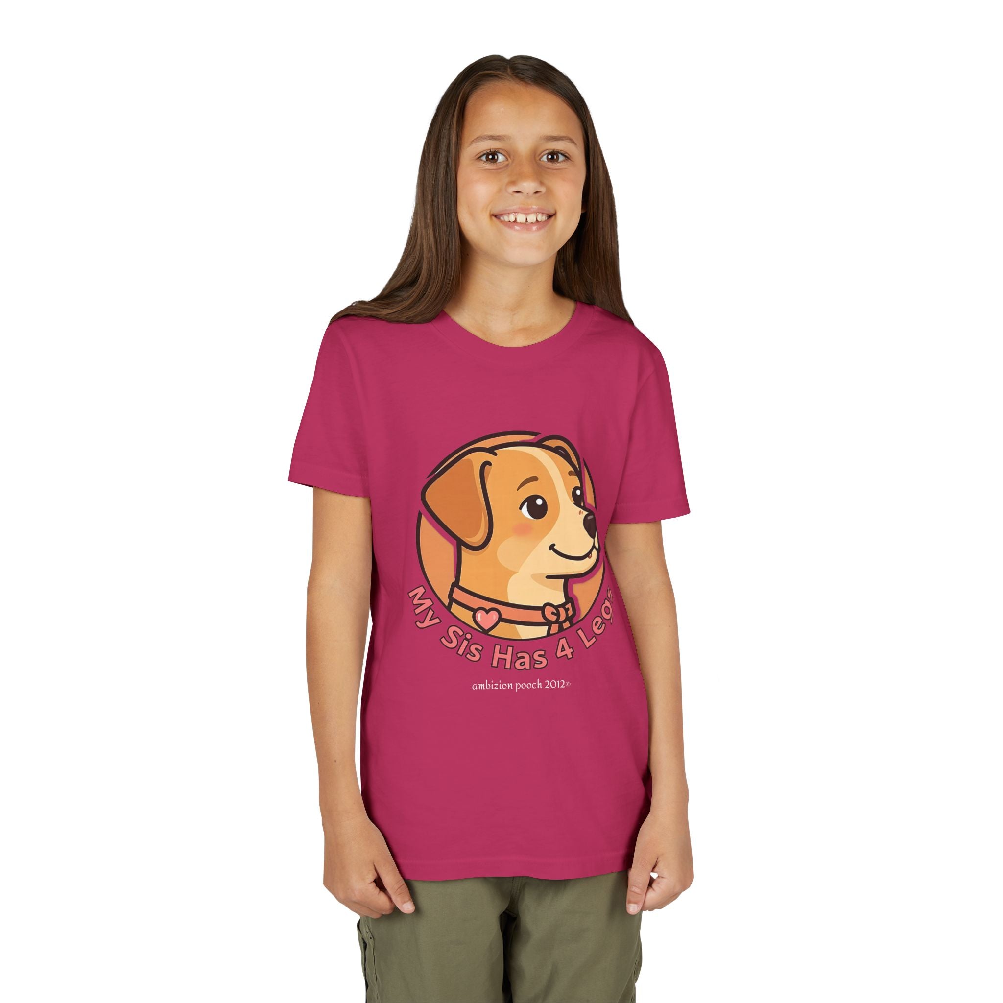 "My Sis Has 4 Legs" Kids Tee