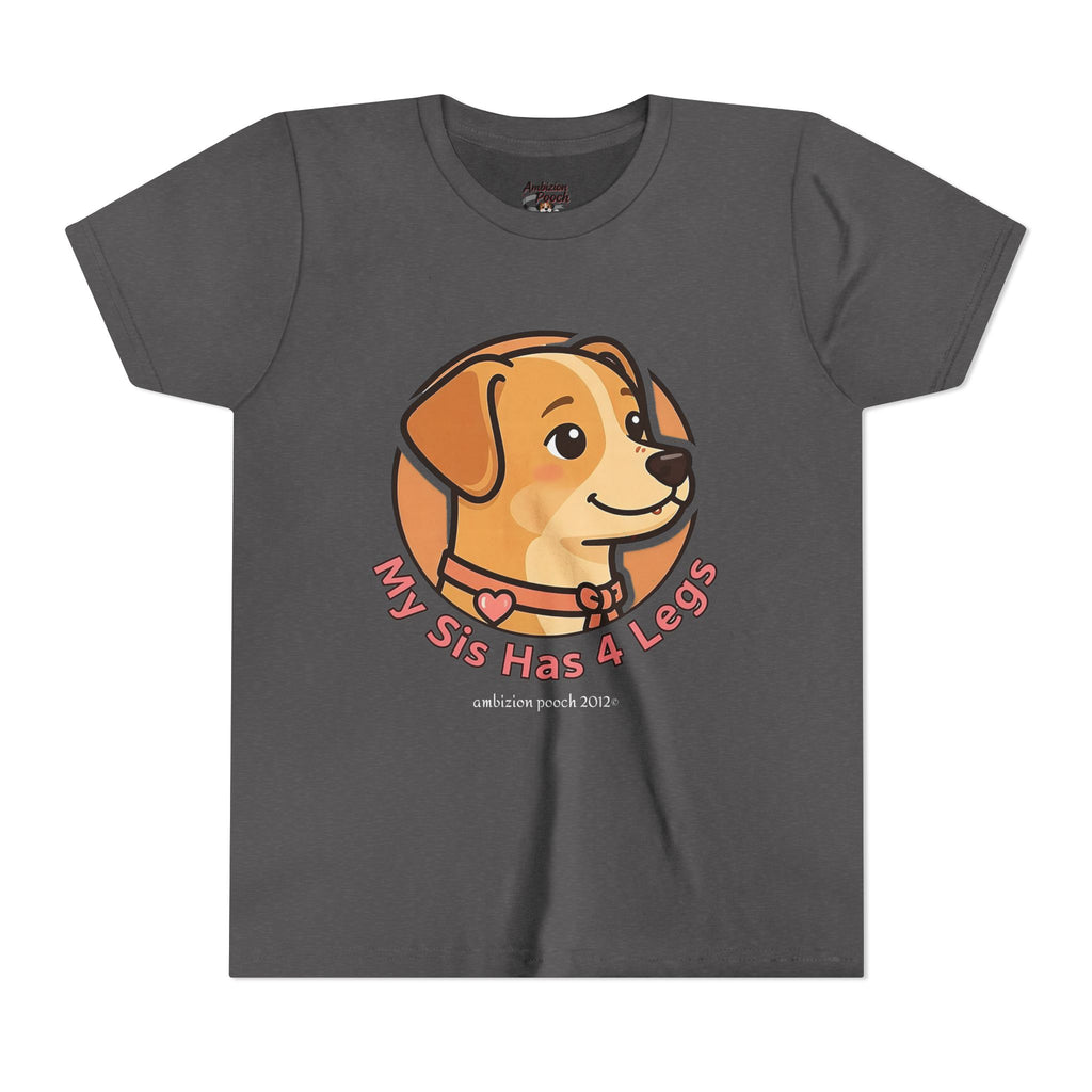 "My Sis Has 4 Legs" Kids Tee