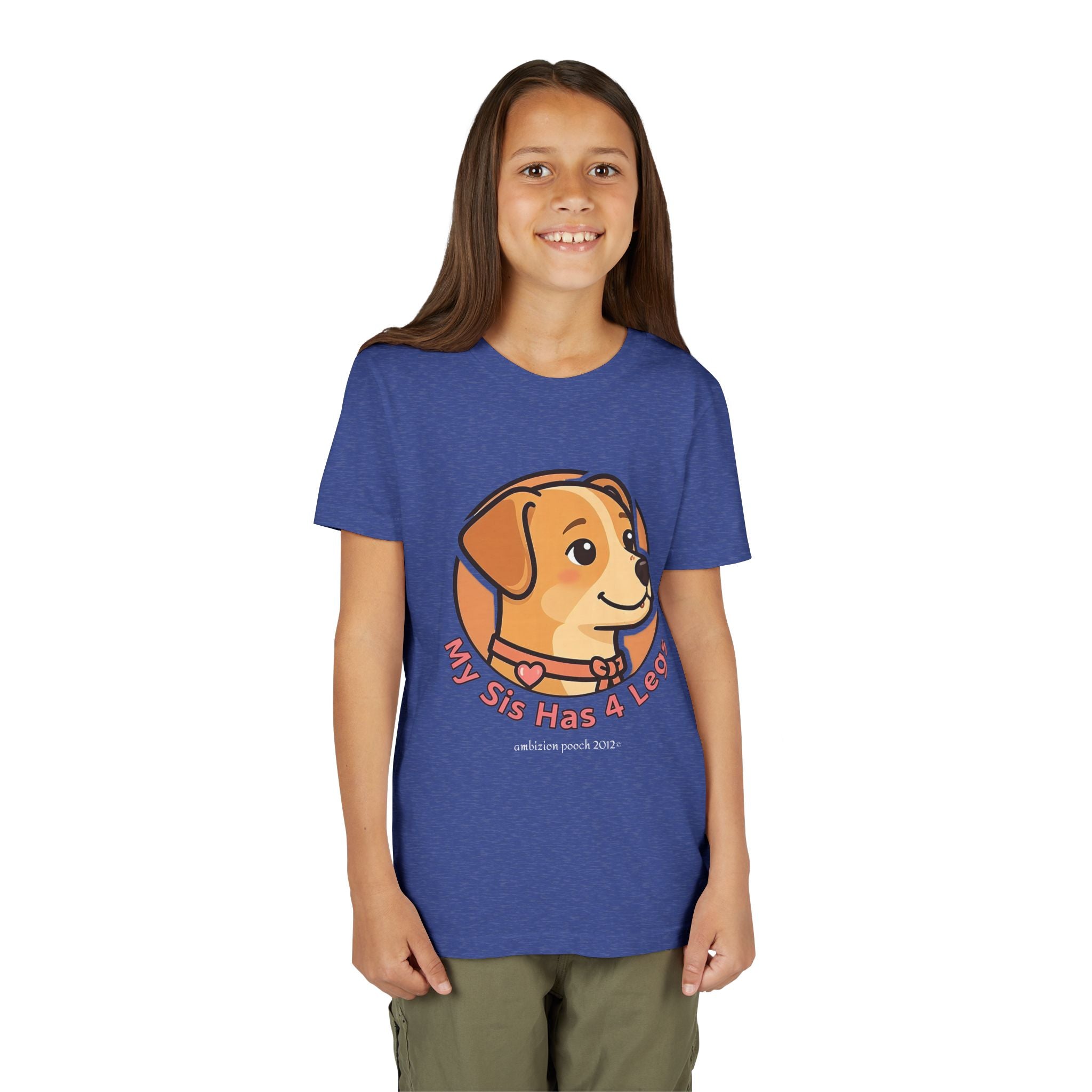 "My Sis Has 4 Legs" Kids Tee