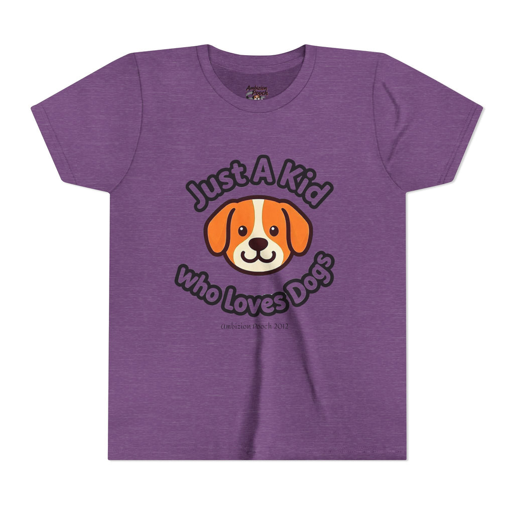 "Just A Kid Who Loves Dogs" Kids Tee