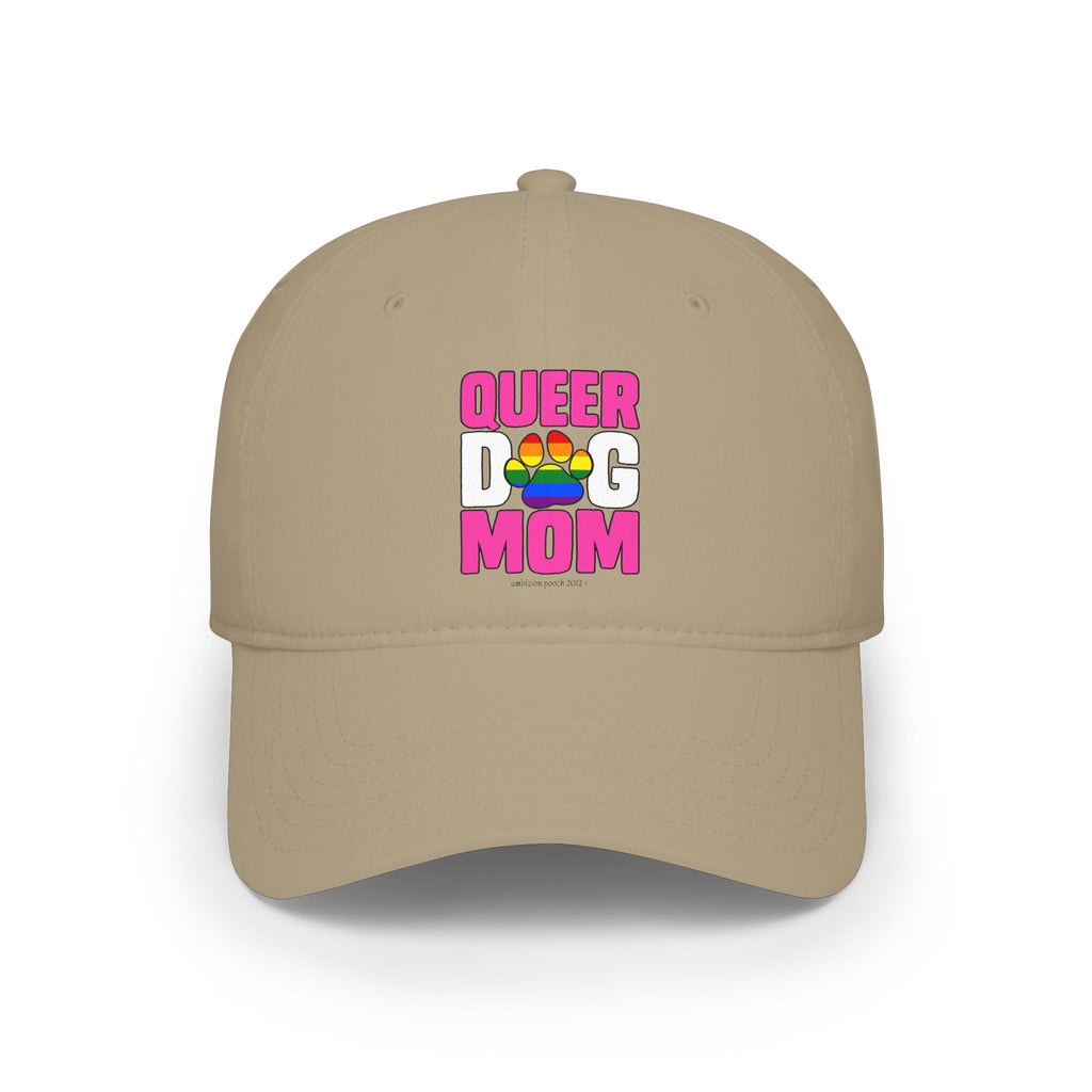 Queer Dog Mom Low Profile Baseball Cap