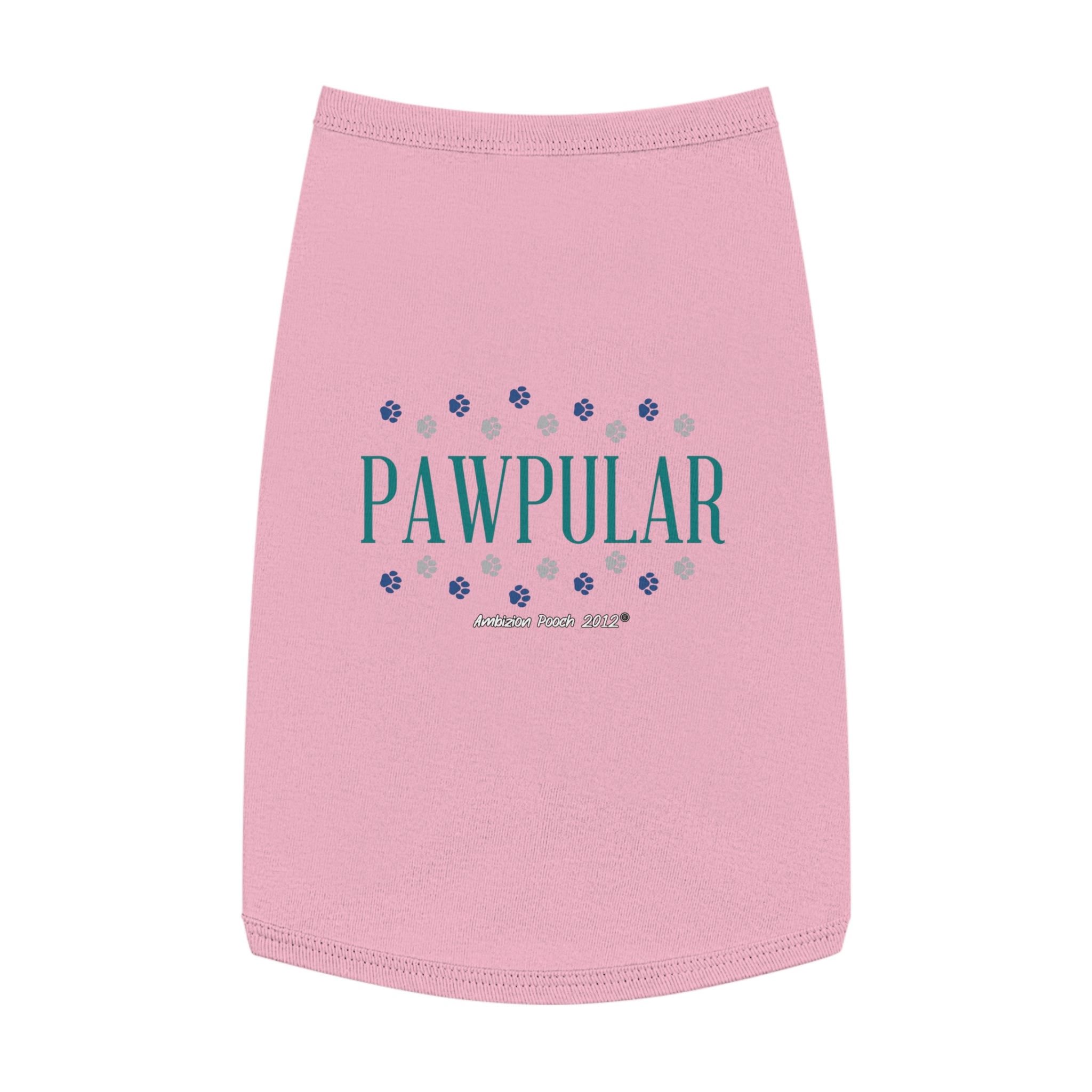 "Pawpular" Doggy Tank Top — "Invisible" (Pet & Parent Matching)