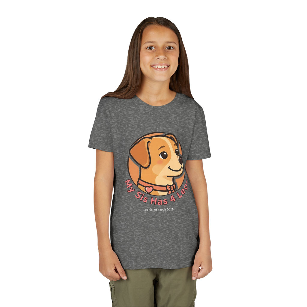 "My Sis Has 4 Legs" Kids Tee