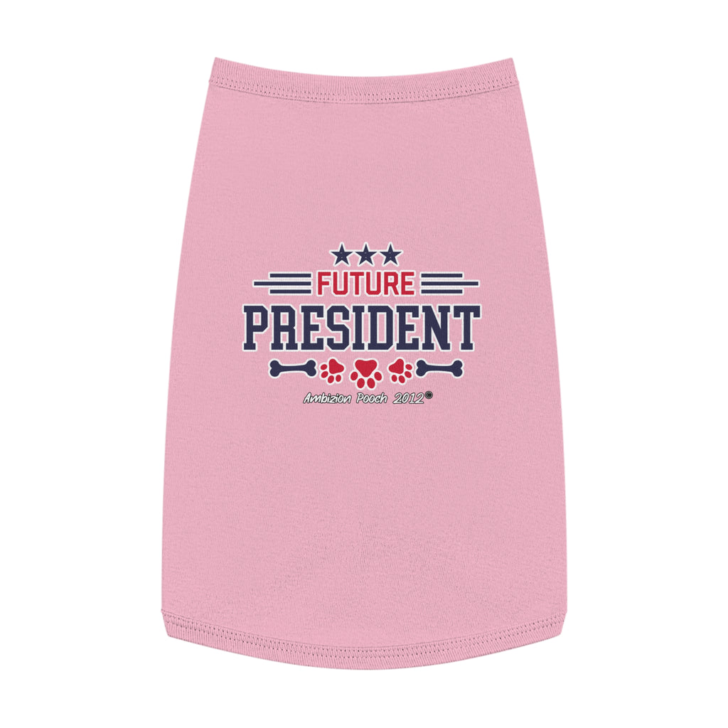Future President Doggy Tank Top — "Future Vice President" (Pet & Parent Matching)