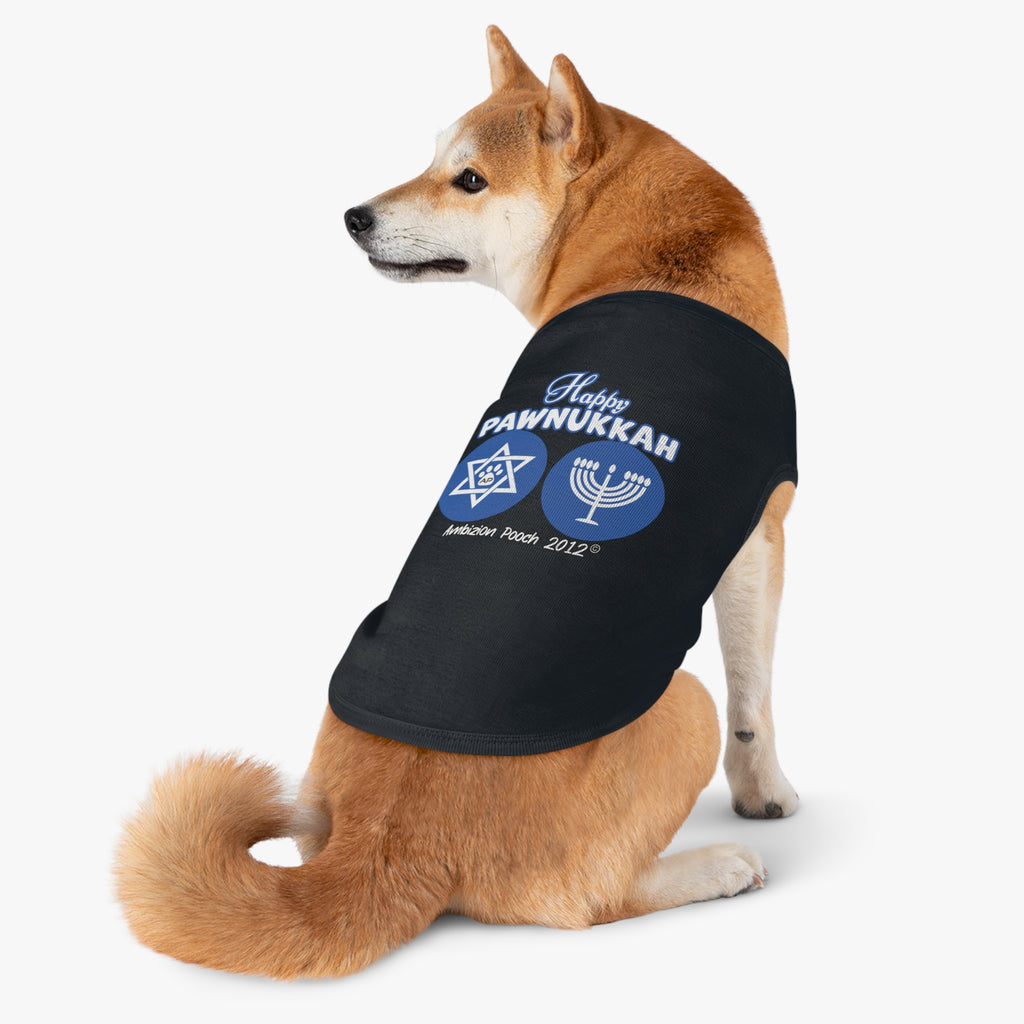 "Happy Pawnukkah" Hannukah Doggy Tank Top