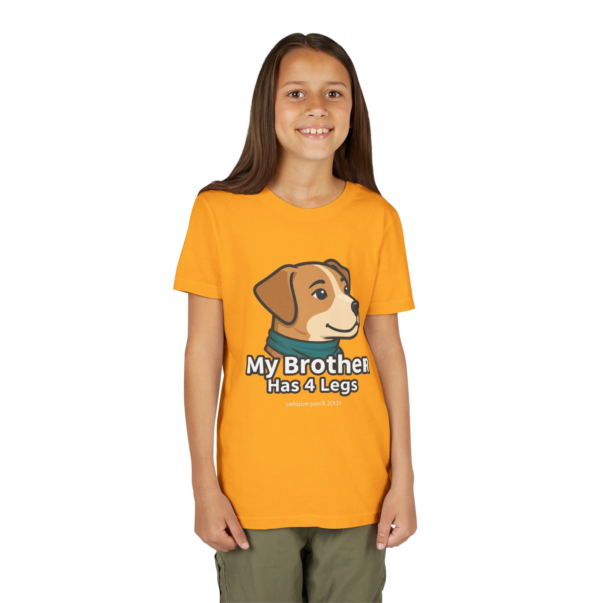 "My Bro Has 4 Legs" Kids Tee