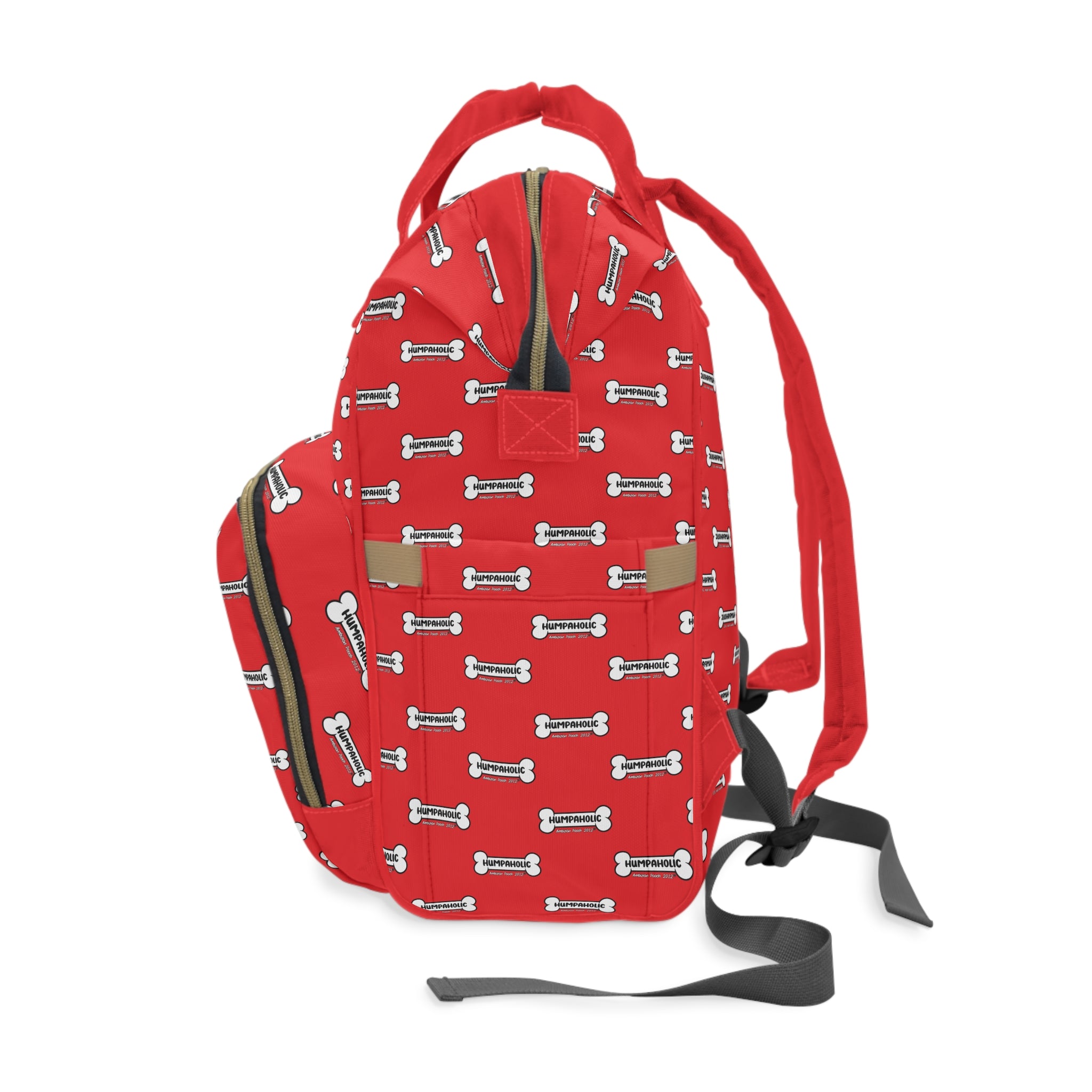 HumpaHolic Puppy/Doggy Multifunctional Backpack Red