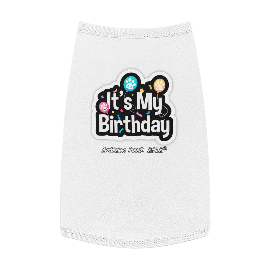 It's My Birthday Pet Tank Top - Fun & Festive
