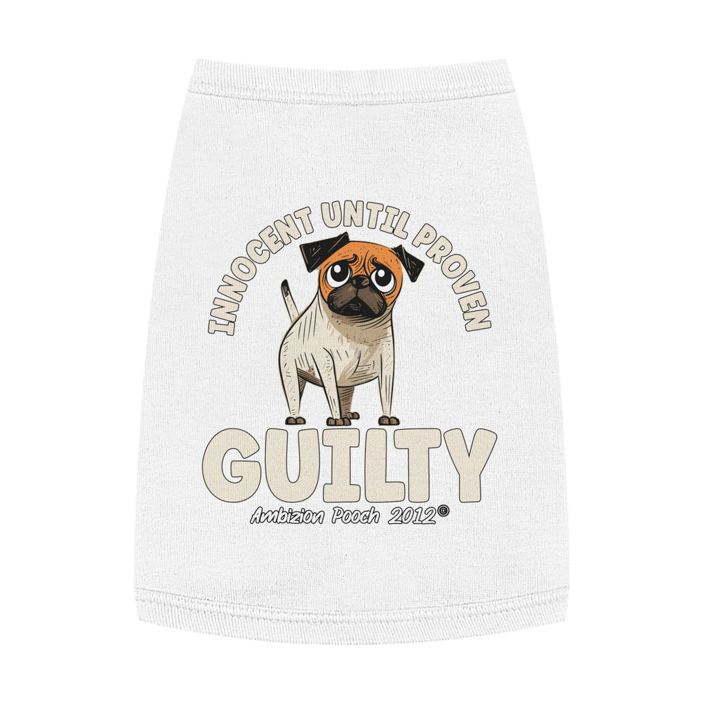 Innocent Until Proven Guilty Doggy Tank Top