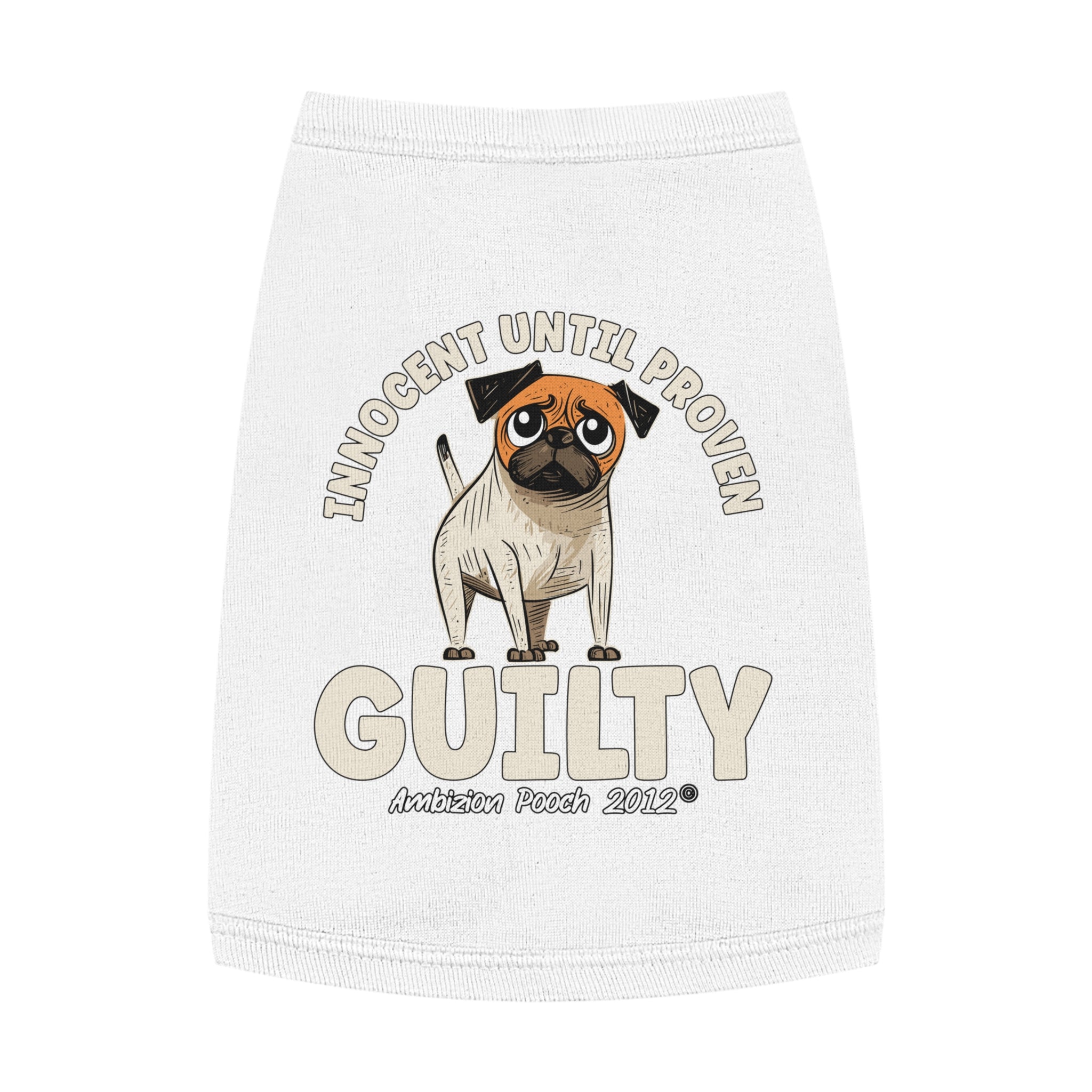 Innocent Until Proven Guilty Doggy Tank Top