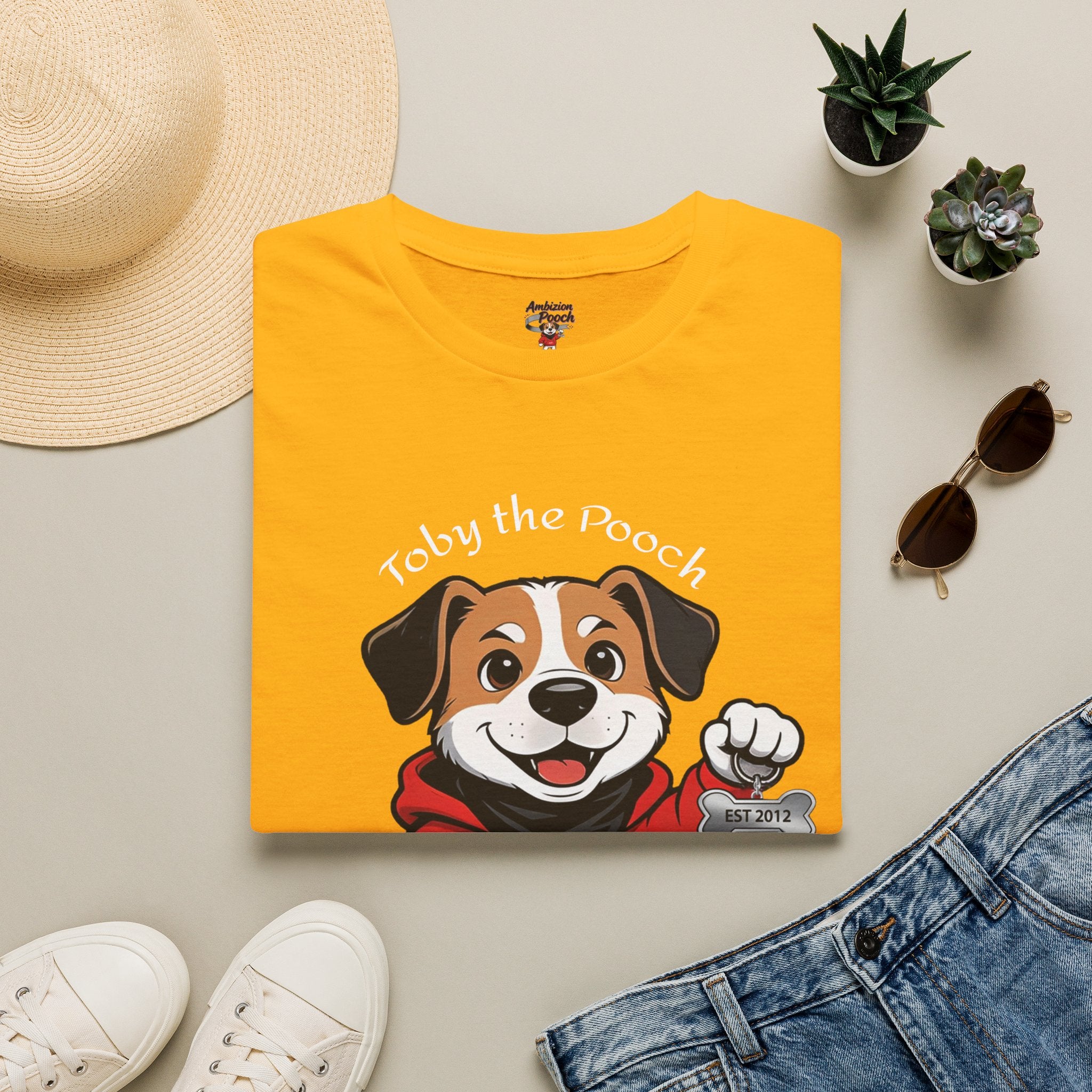 Toby the Pooch Unisex Softstyle T-Shirt