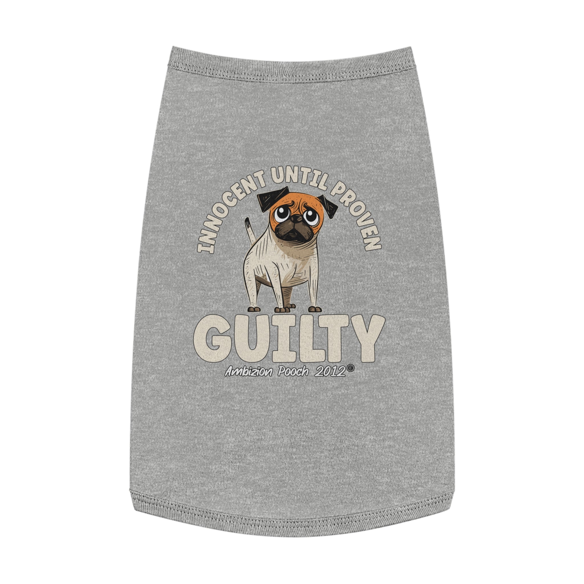 Innocent Until Proven Guilty Doggy Tank Top
