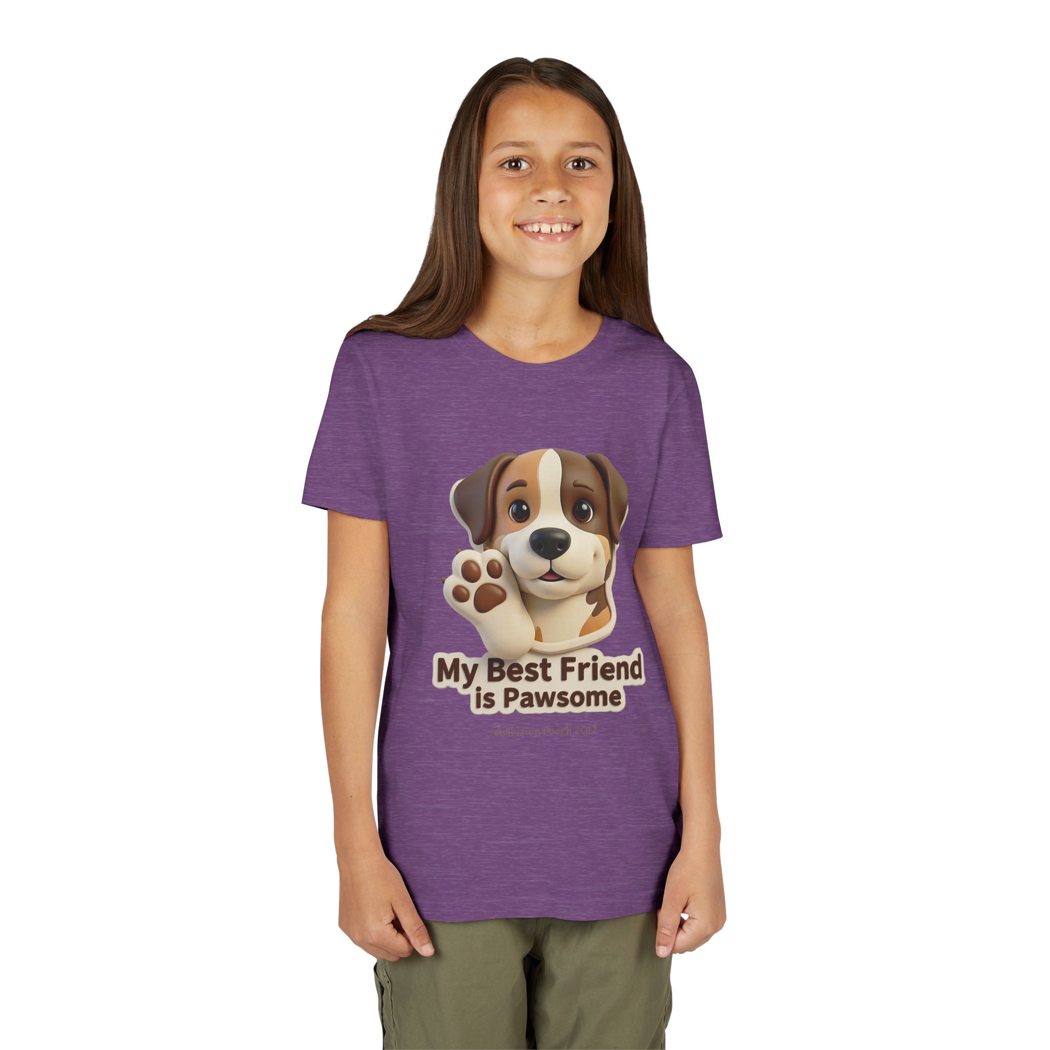 "My Best Friend is Pawsome" Kids Tee