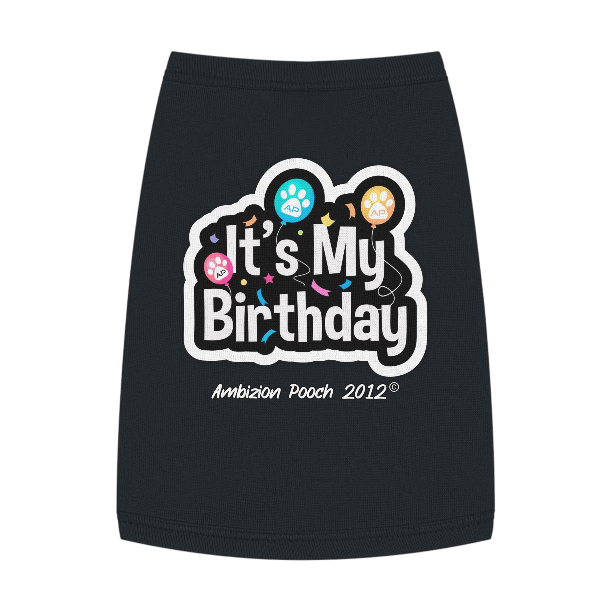 It's My Birthday Pet Tank Top - Fun & Festive