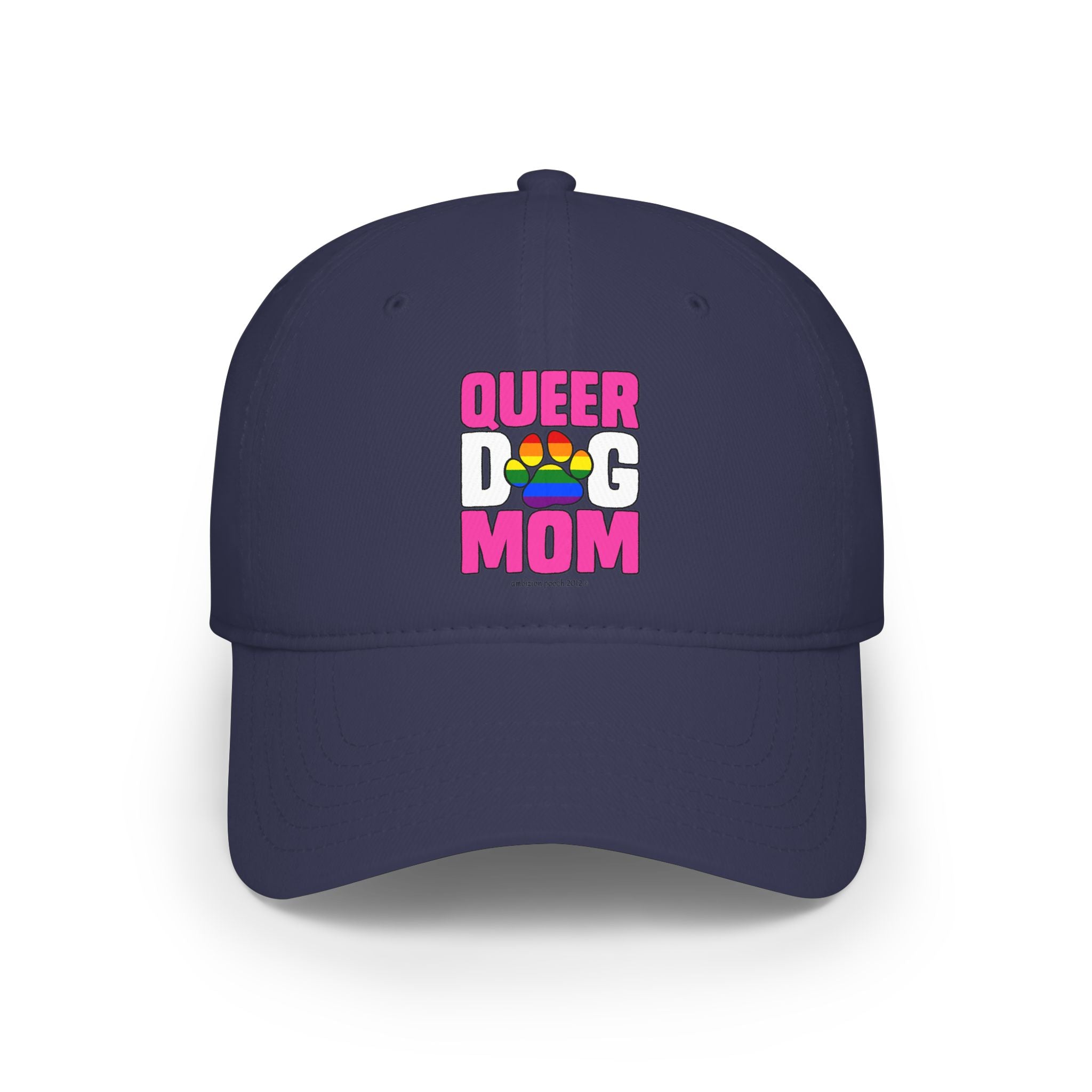 Queer Dog Mom Low Profile Baseball Cap