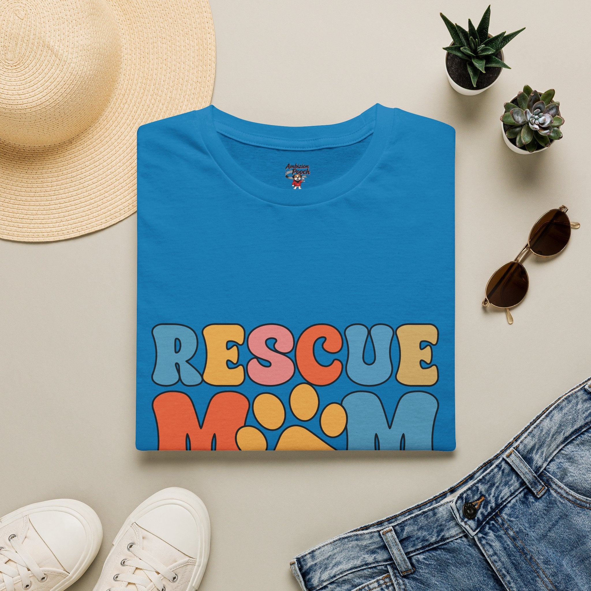 Rescue Mom Unisex Softstyle T-Shirt