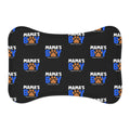 Mama's Boy Monogram Pet Feeding Mat Black