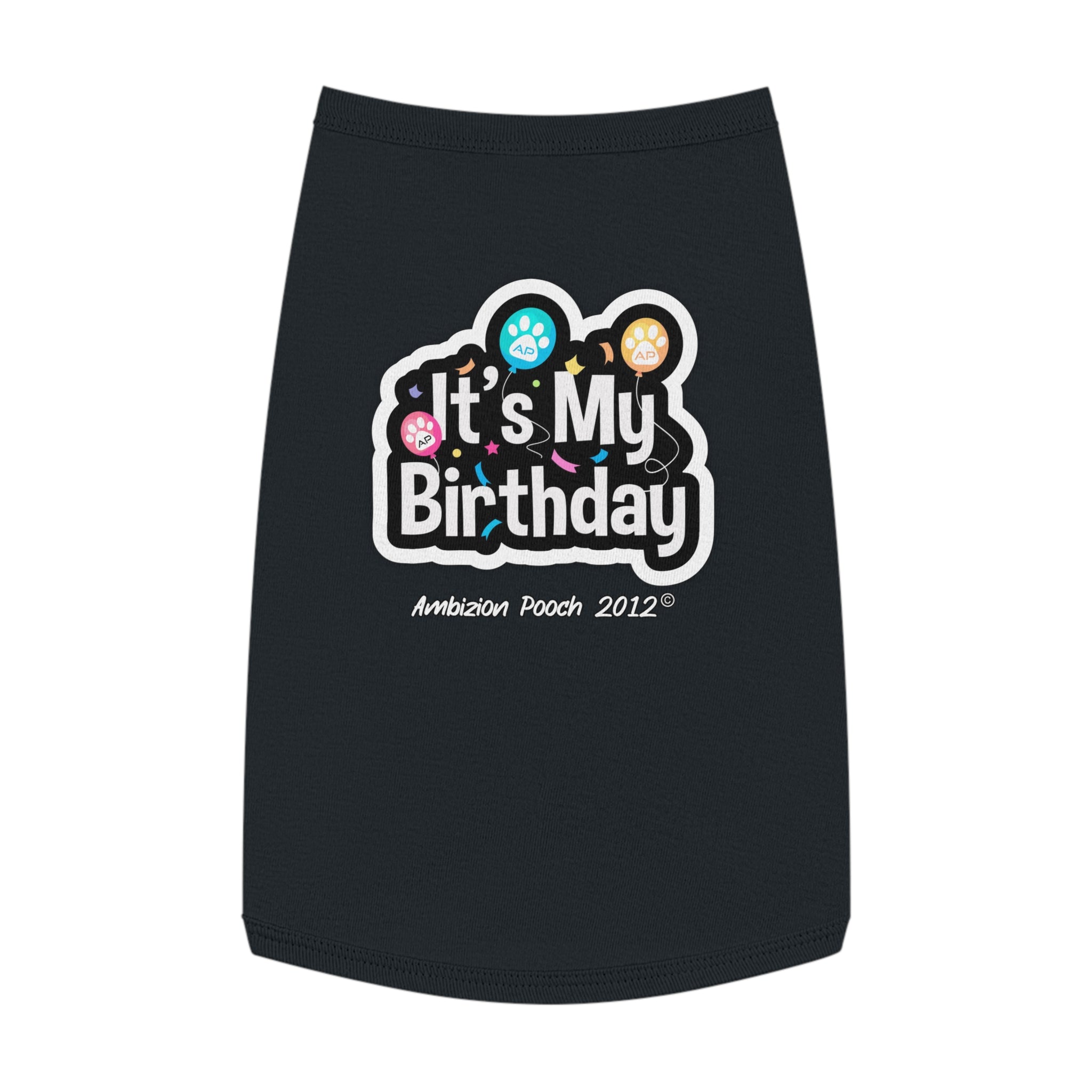 It's My Birthday Pet Tank Top - Fun & Festive