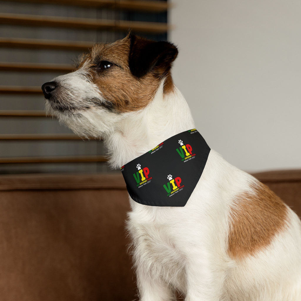 VIP Pet Bandana Collar Black