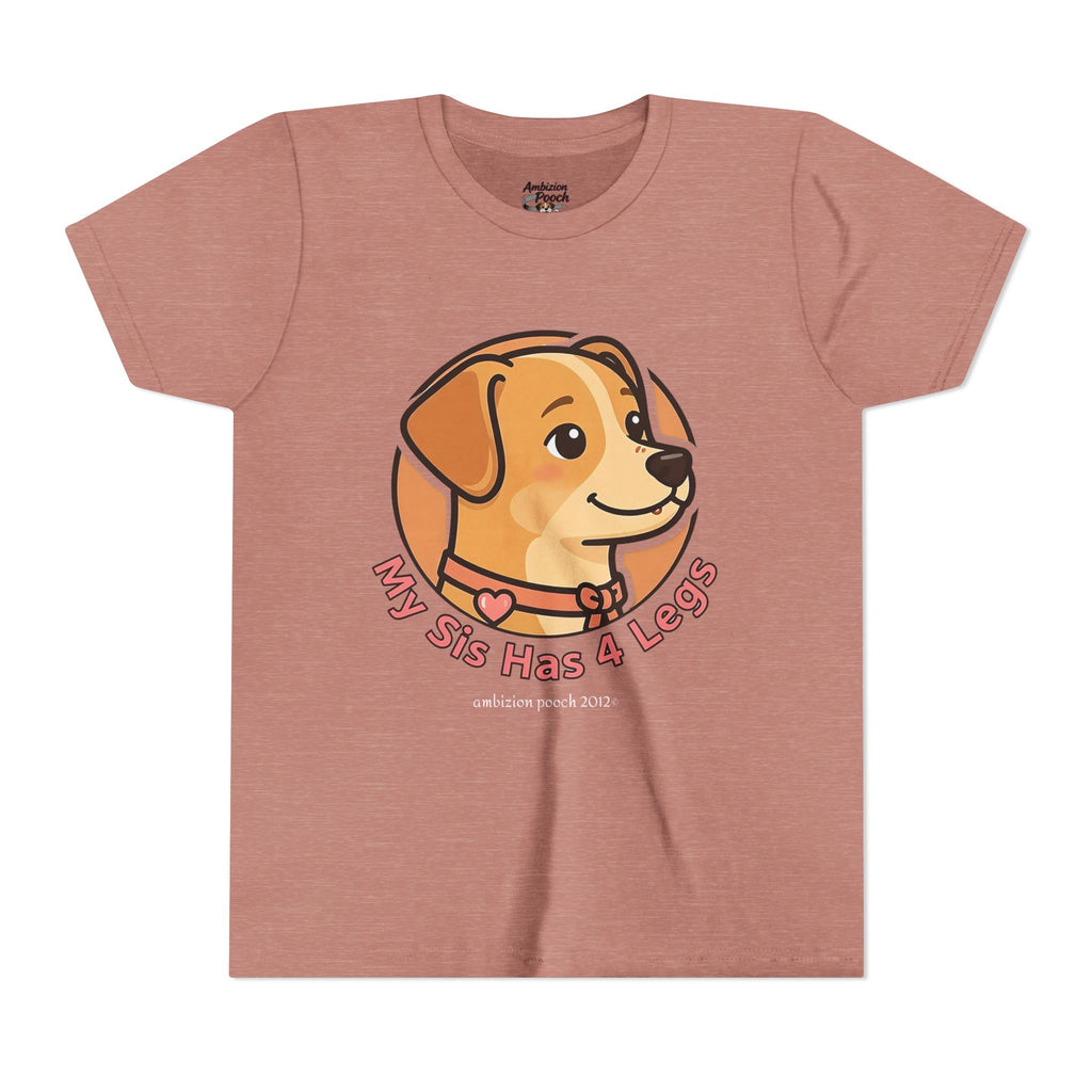 "My Sis Has 4 Legs" Kids Tee