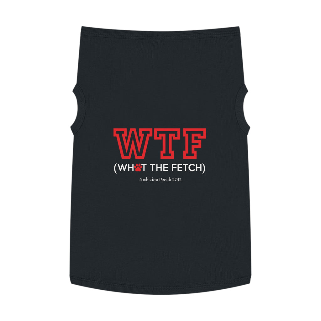 Doggy WTF Tank Top — "WTF" (Pet & Parent Matching)