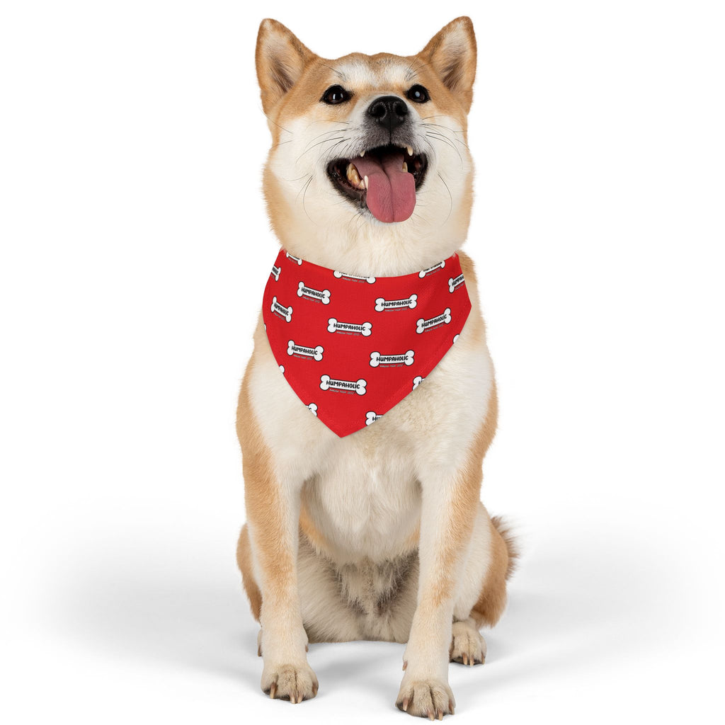 Humpaholic Pet Bandana Collar Red