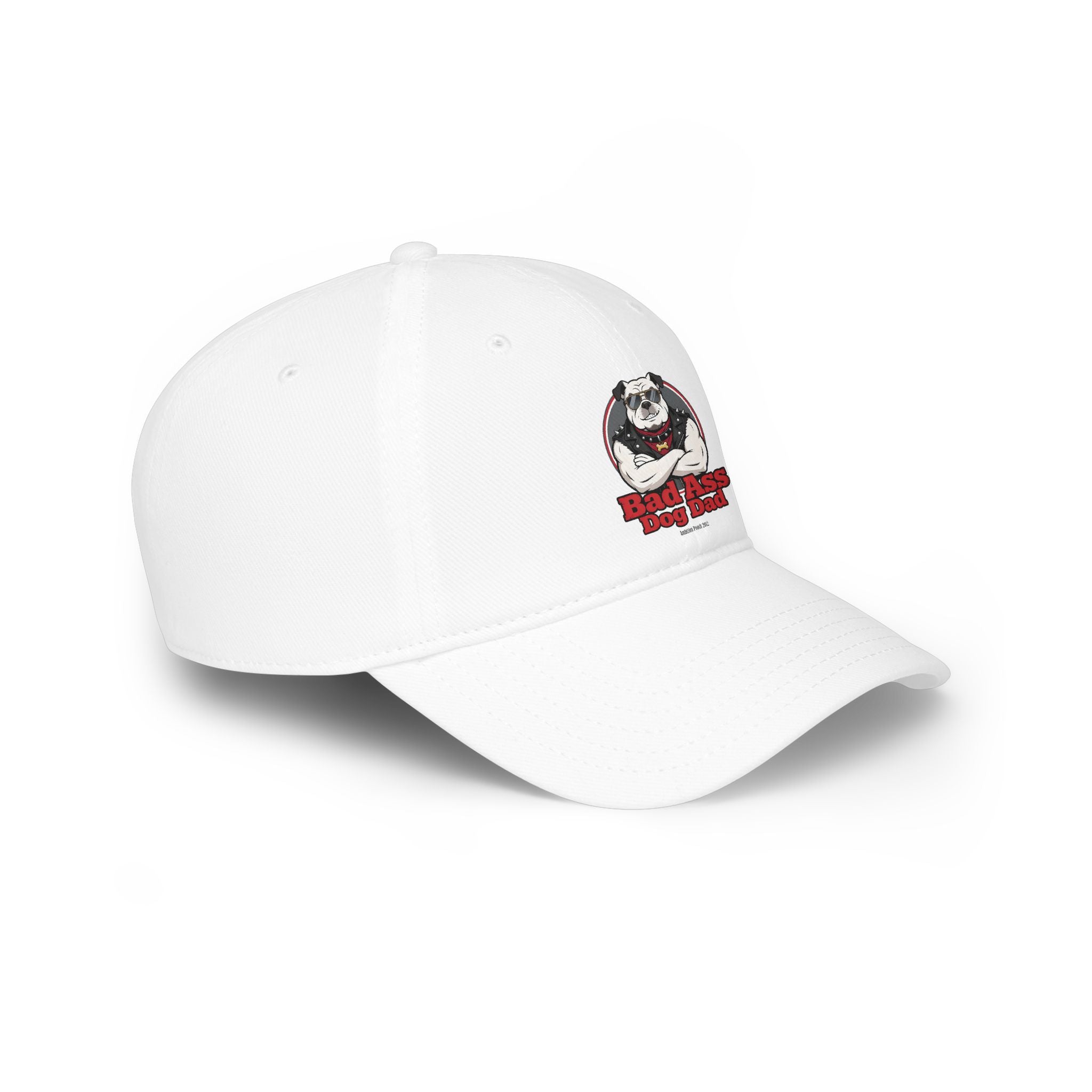 Bad Ass Dog Dad Low Profile Baseball Cap
