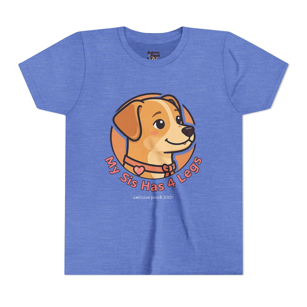 "My Sis Has 4 Legs" Kids Tee