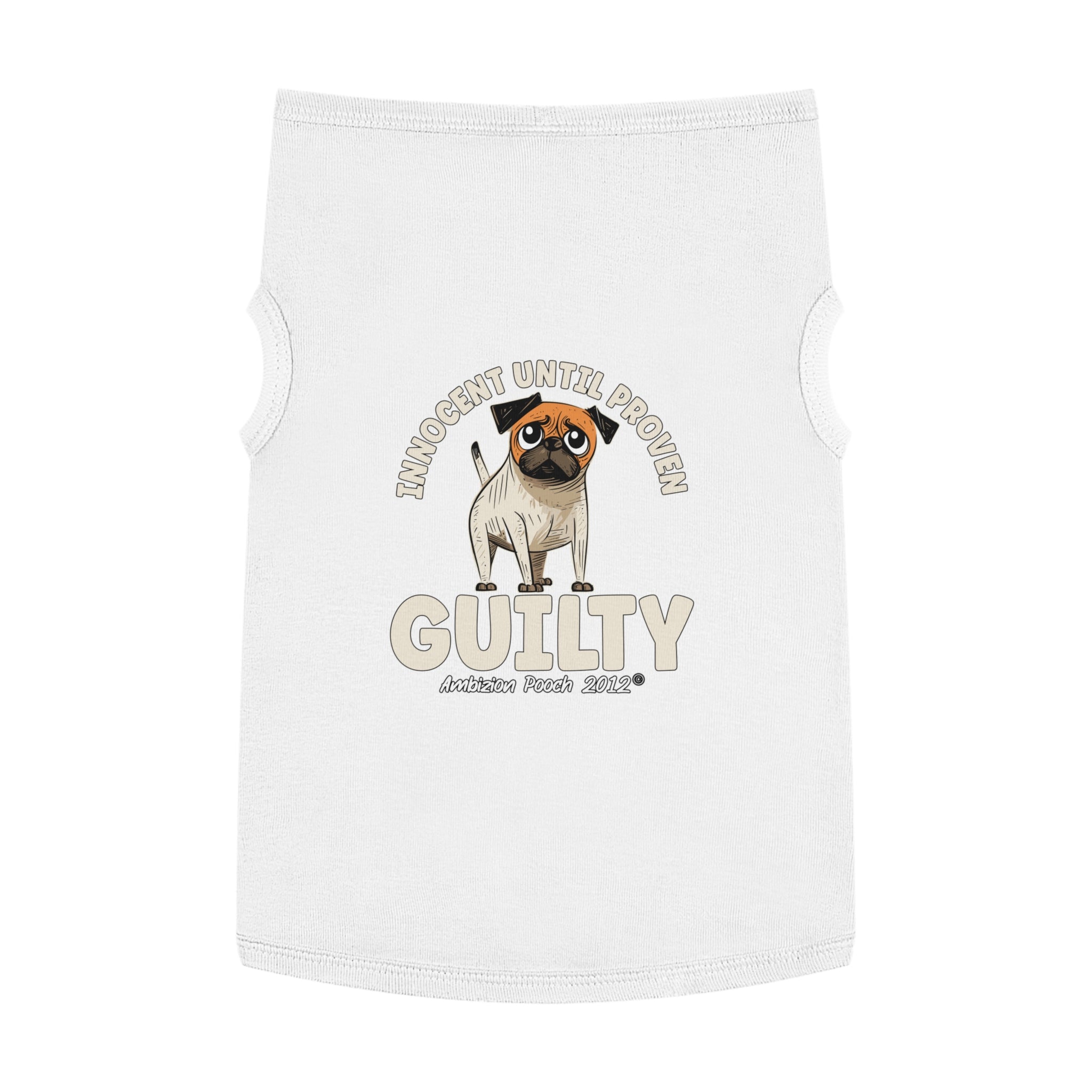 Innocent Until Proven Guilty Doggy Tank Top