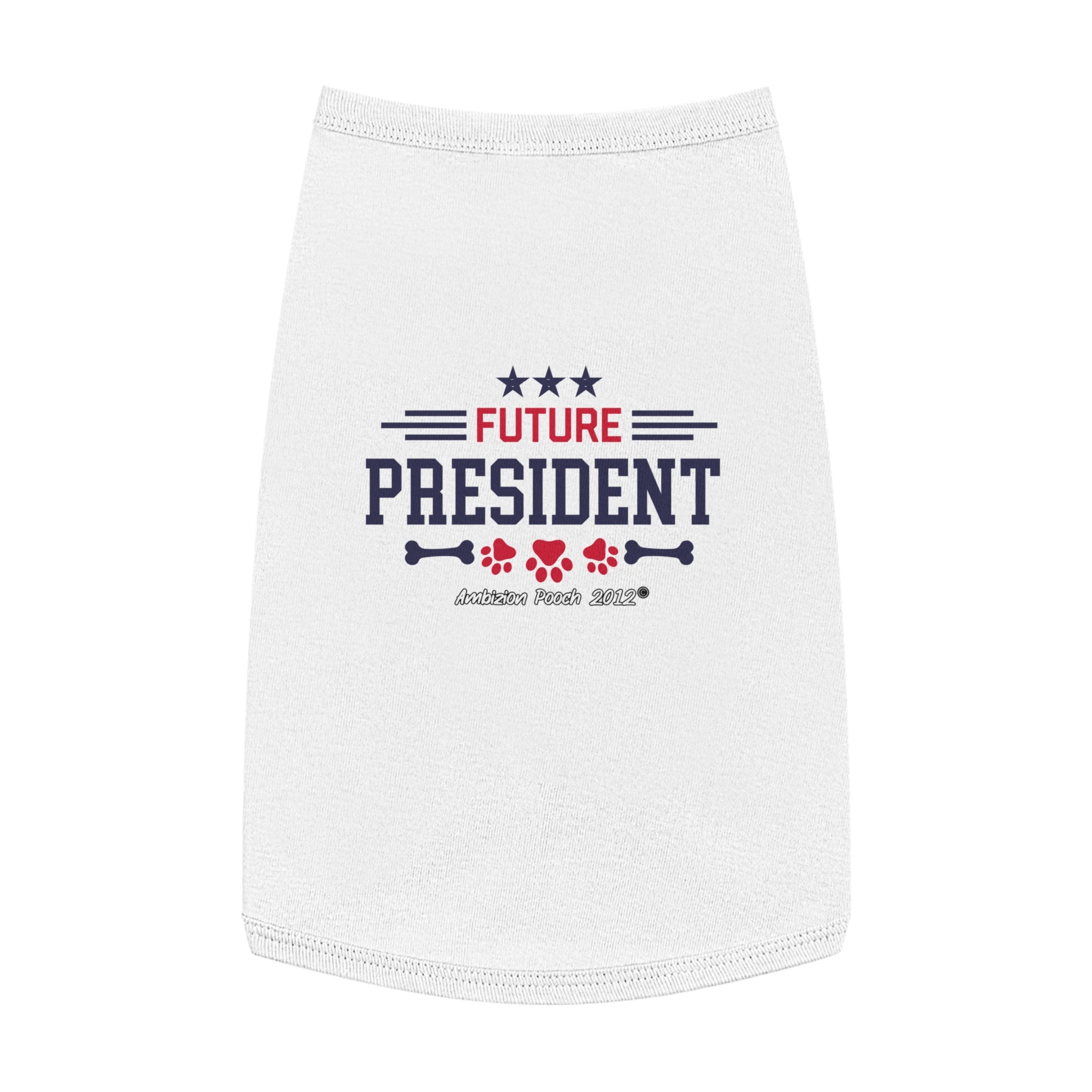 Future President Doggy Tank Top — "Future Vice President" (Pet & Parent Matching)