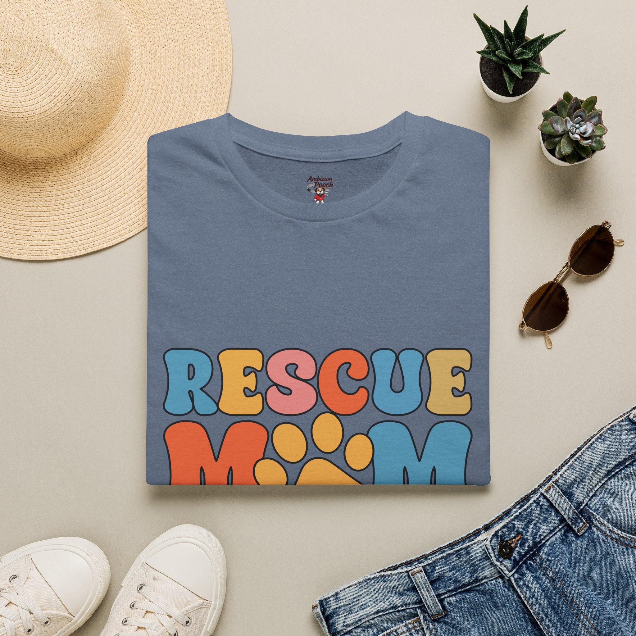 Rescue Mom Unisex Softstyle T-Shirt