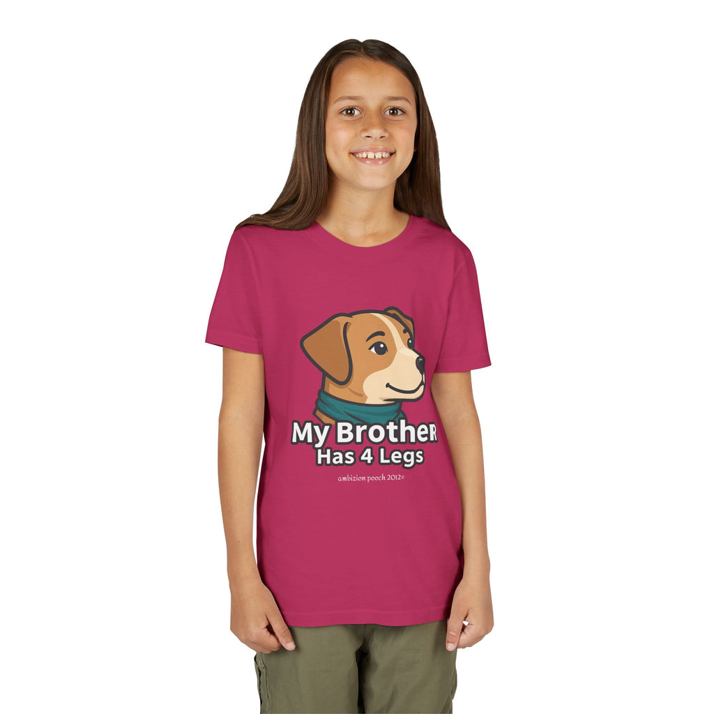 "My Bro Has 4 Legs" Kids Tee