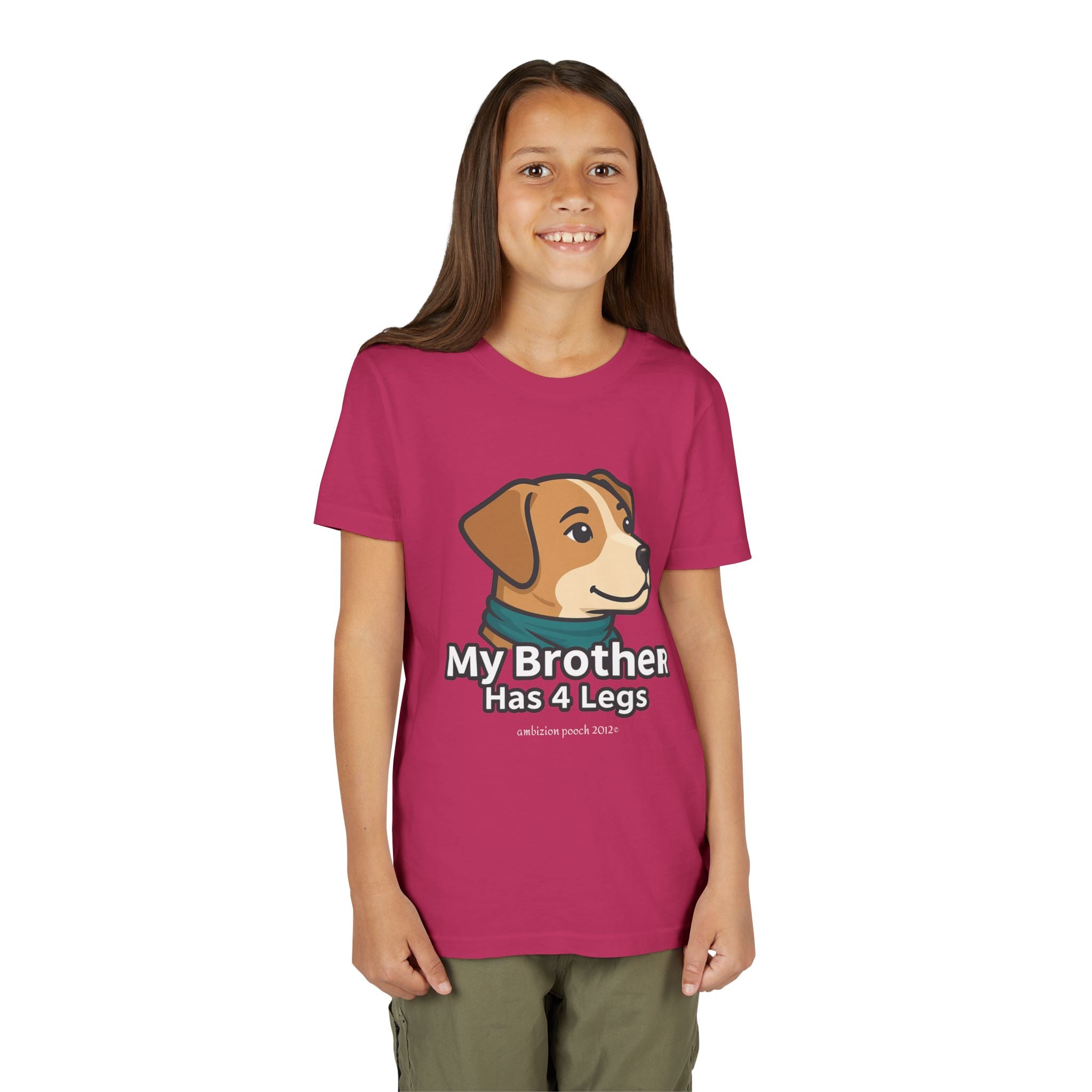 "My Bro Has 4 Legs" Kids Tee
