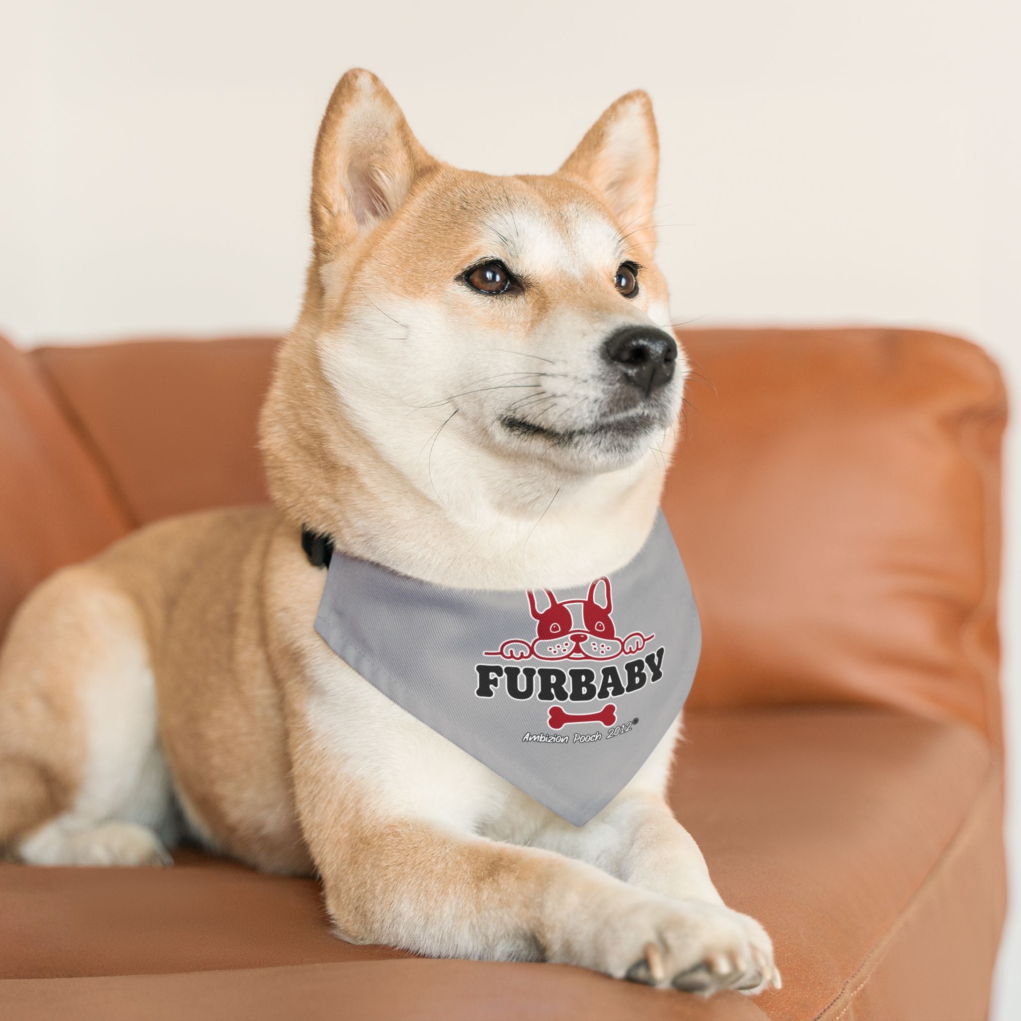"Furbaby" Pet Bandana Collar — Doggy Parent "Furbaby" Matching Pet & Parent