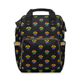 Ambizion Pooch Rainbow Paw Monogram Puppy/Doggy Backpack Black (LGBTQ)
