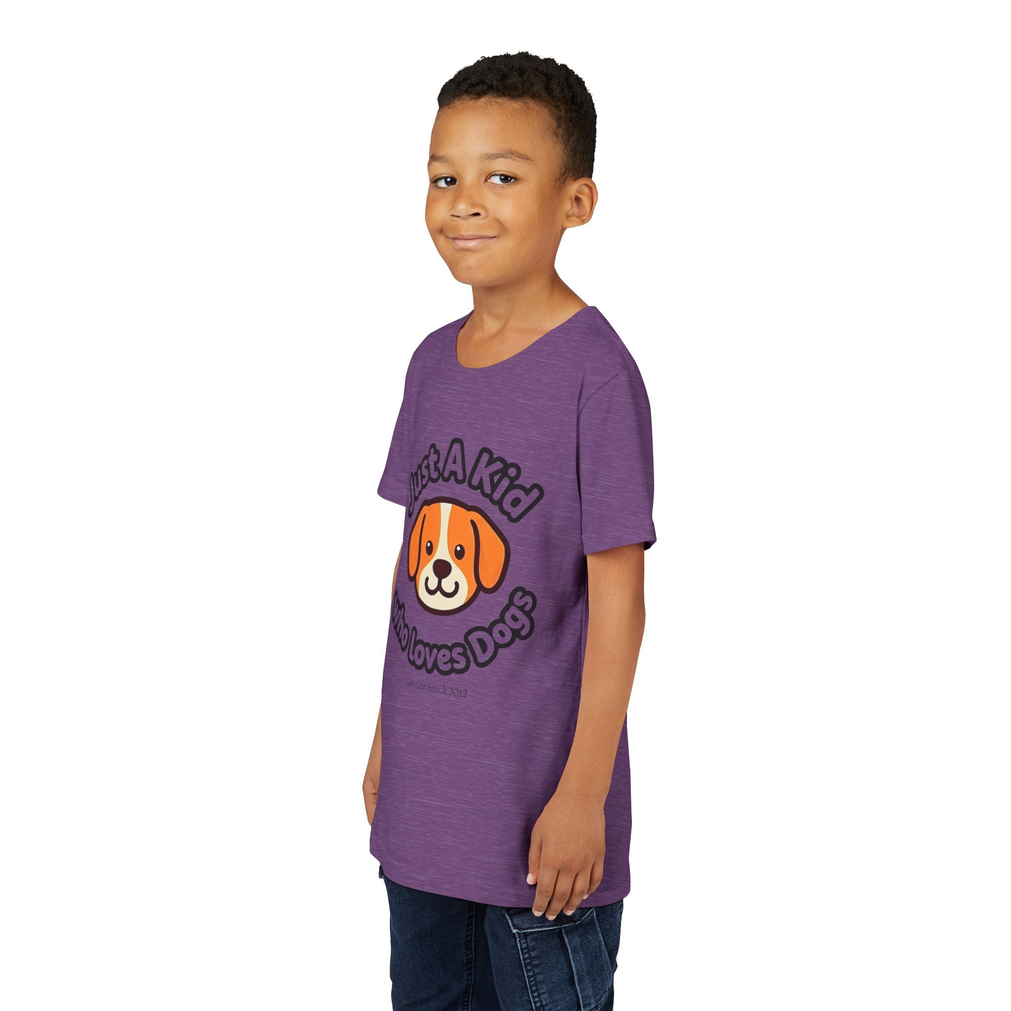 "Just A Kid Who Loves Dogs" Kids Tee